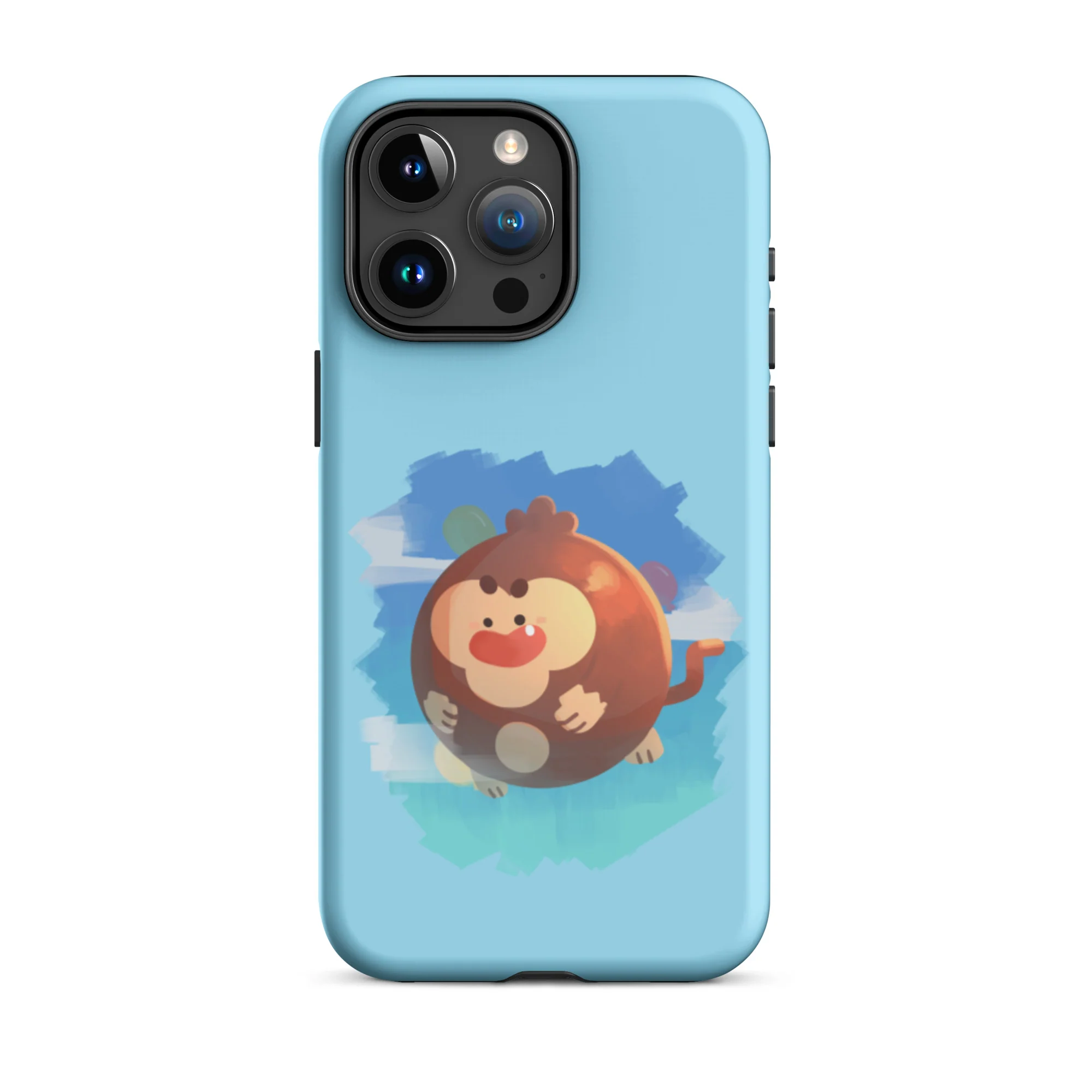 Round Monkey iPhone Case (Tough) - Image 38