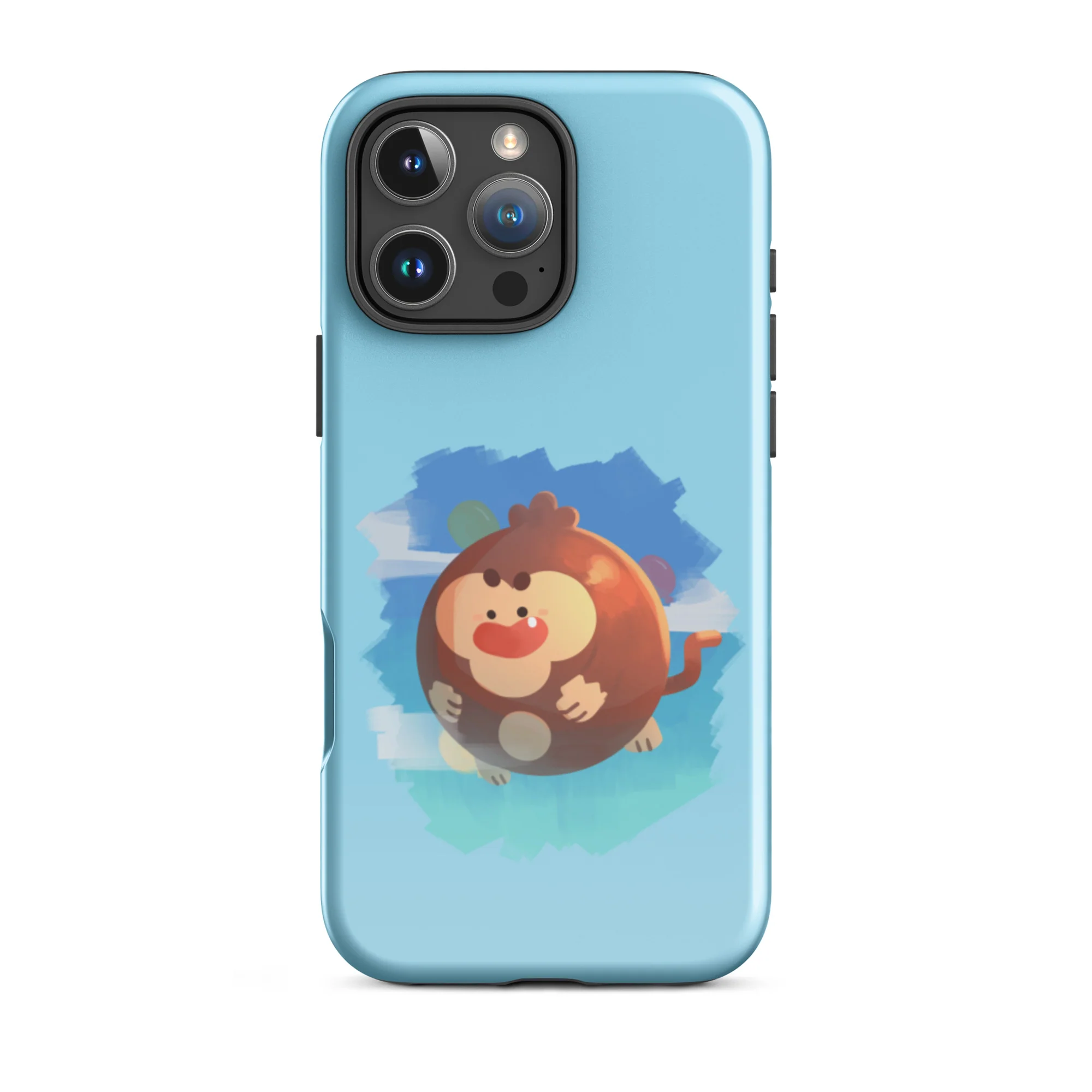 Round Monkey iPhone Case (Tough) - Image 39