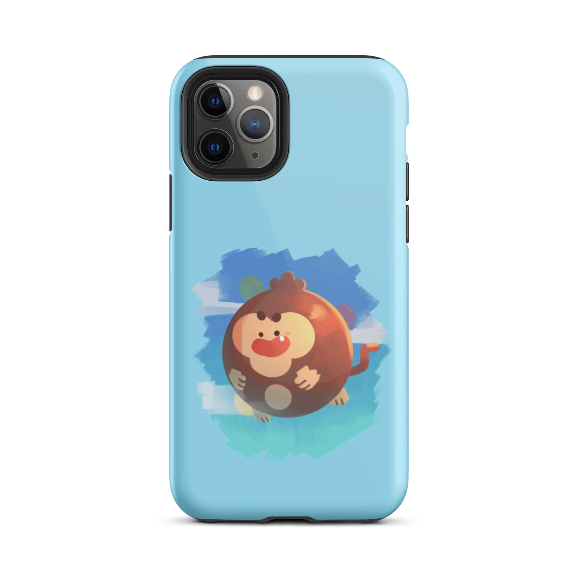 Round Monkey iPhone Case (Tough) - Image 4