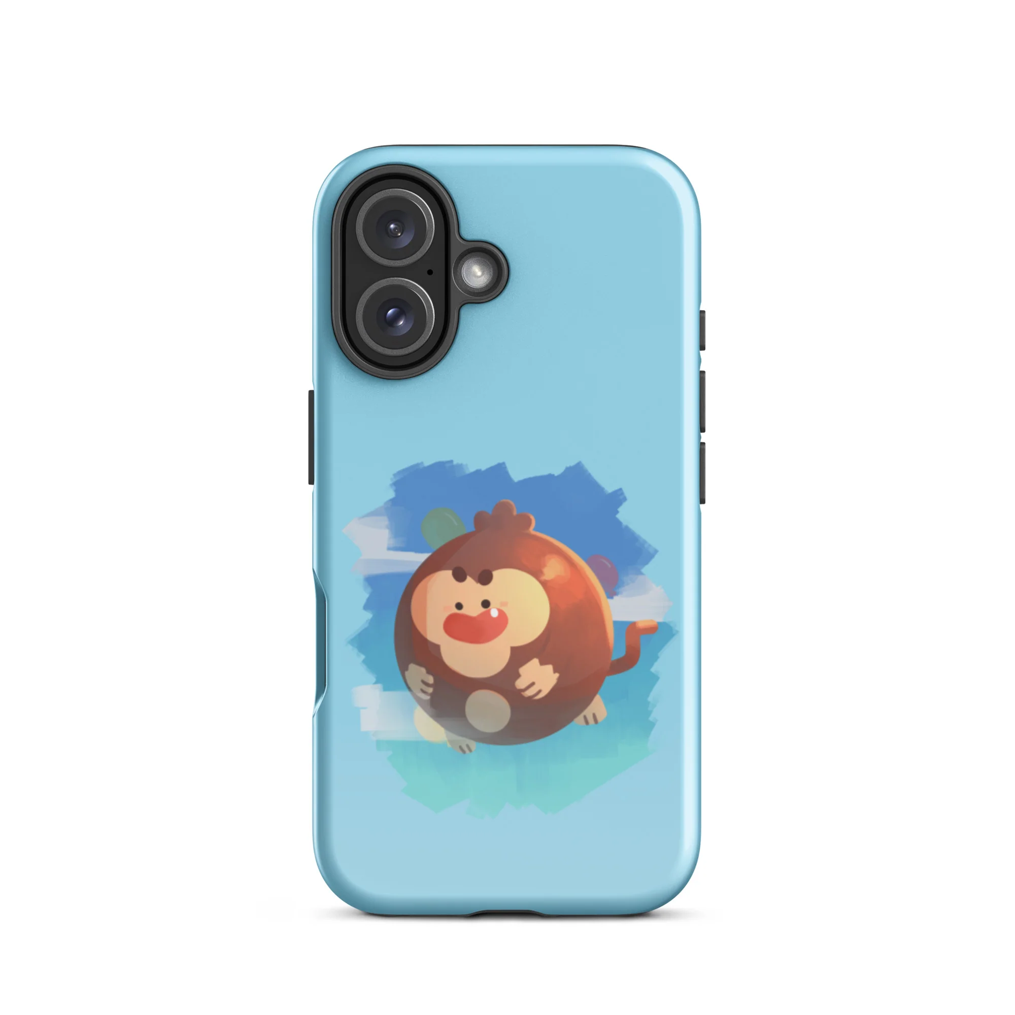 Round Monkey iPhone Case (Tough) - Image 40