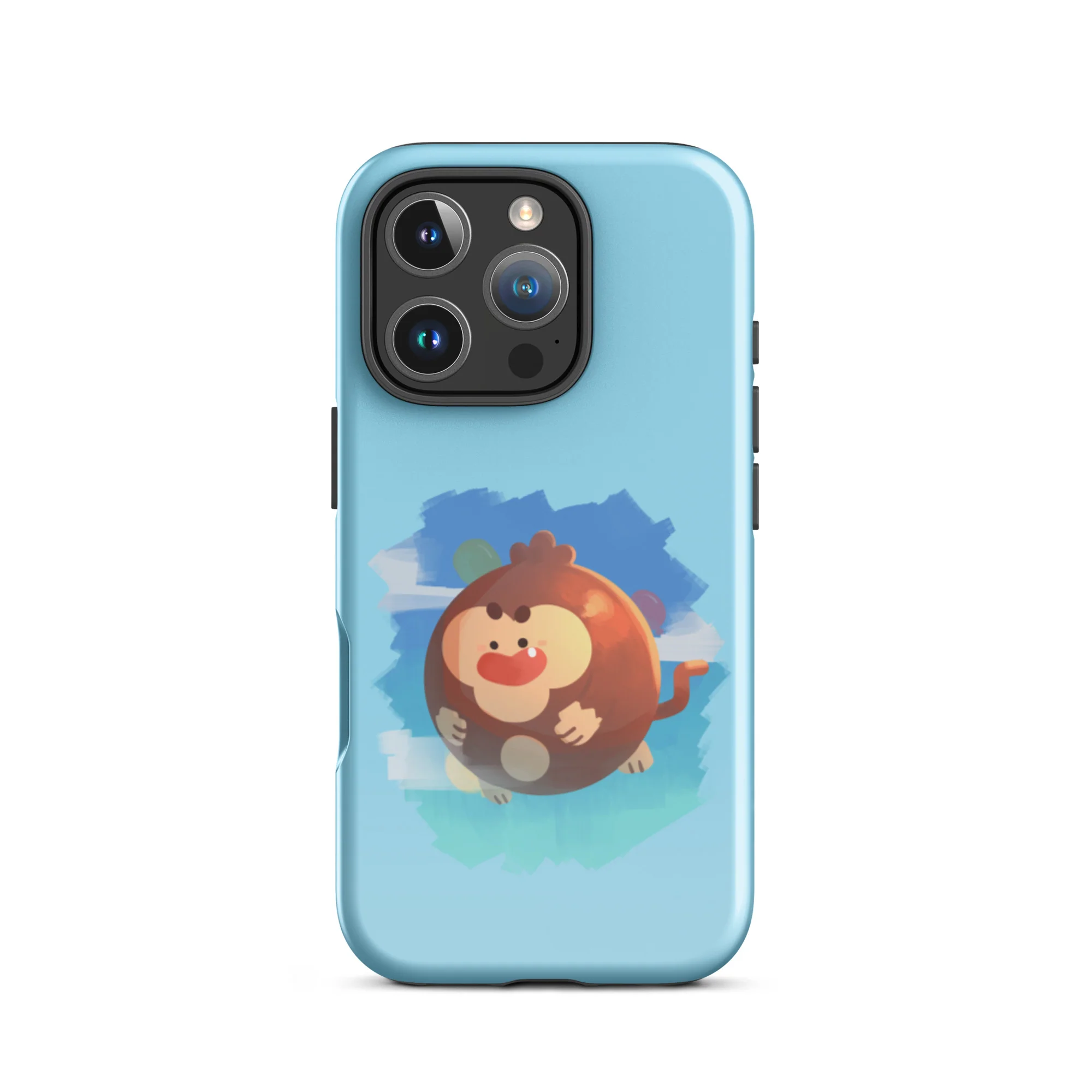 Round Monkey iPhone Case (Tough) - Image 44