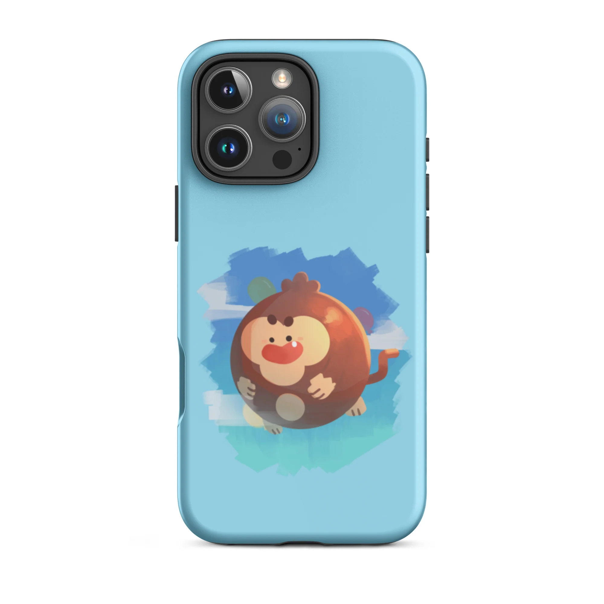 Round Monkey iPhone Case (Tough) - Image 46