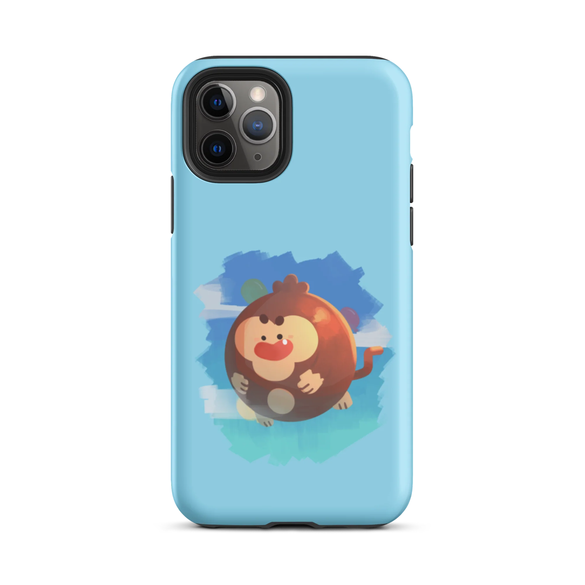 Round Monkey iPhone Case (Tough) - Image 5