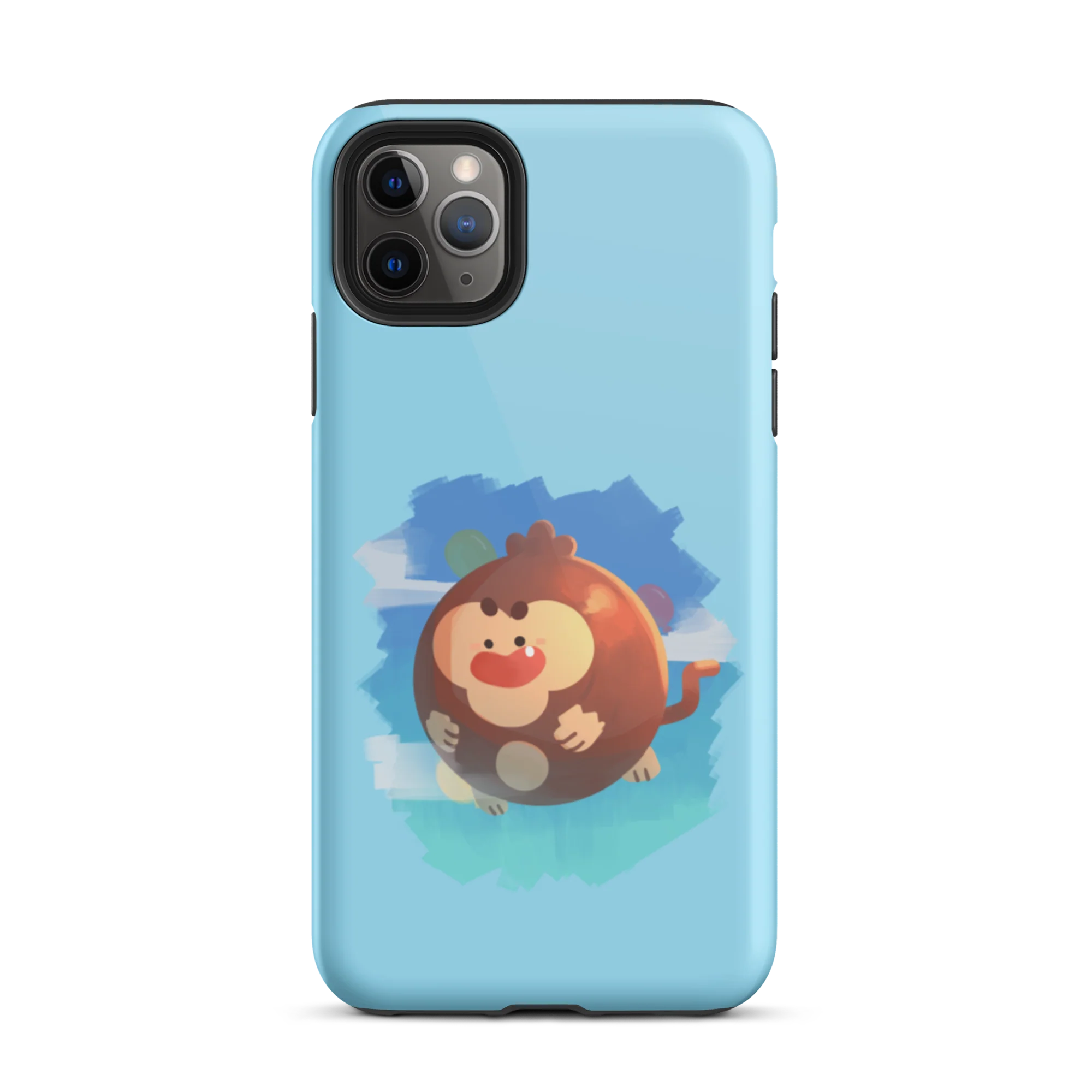 Round Monkey iPhone Case (Tough) - Image 6