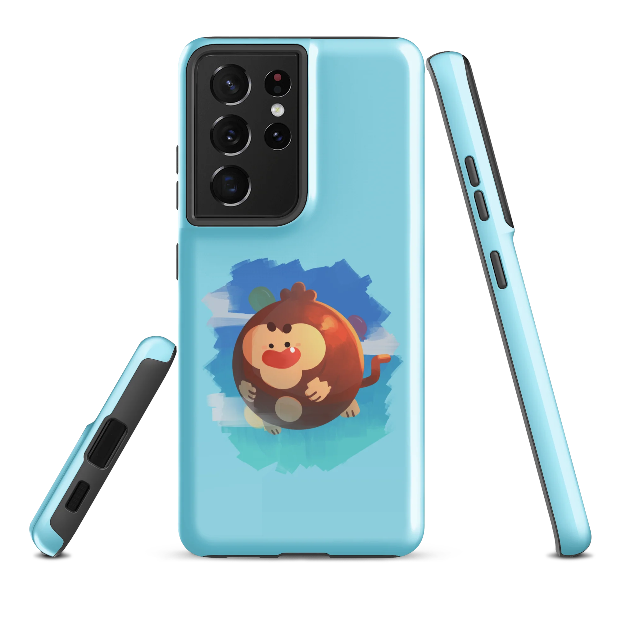 Round Monkey Samsung® Case (Tough) - Image 22