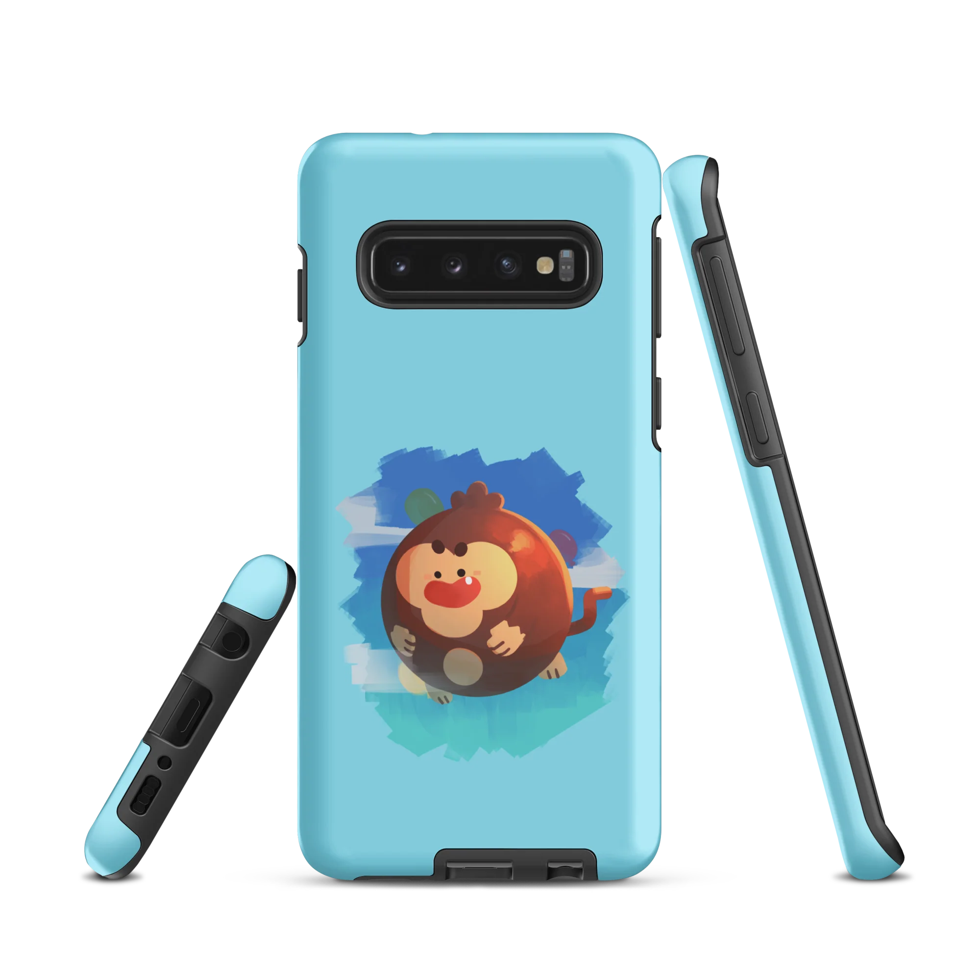 Round Monkey Samsung® Case (Tough) - Image 3