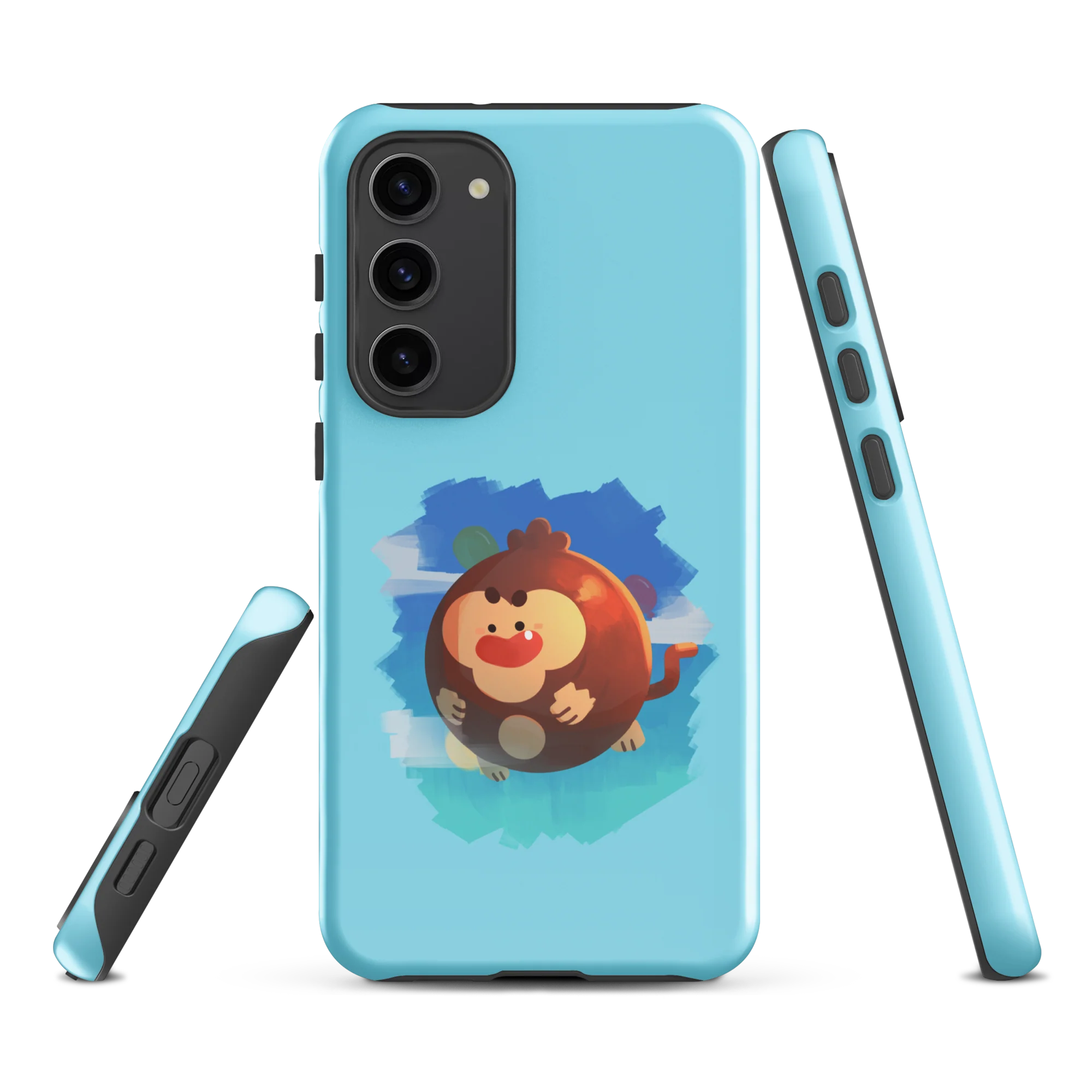 Round Monkey Samsung® Case (Tough) - Image 32