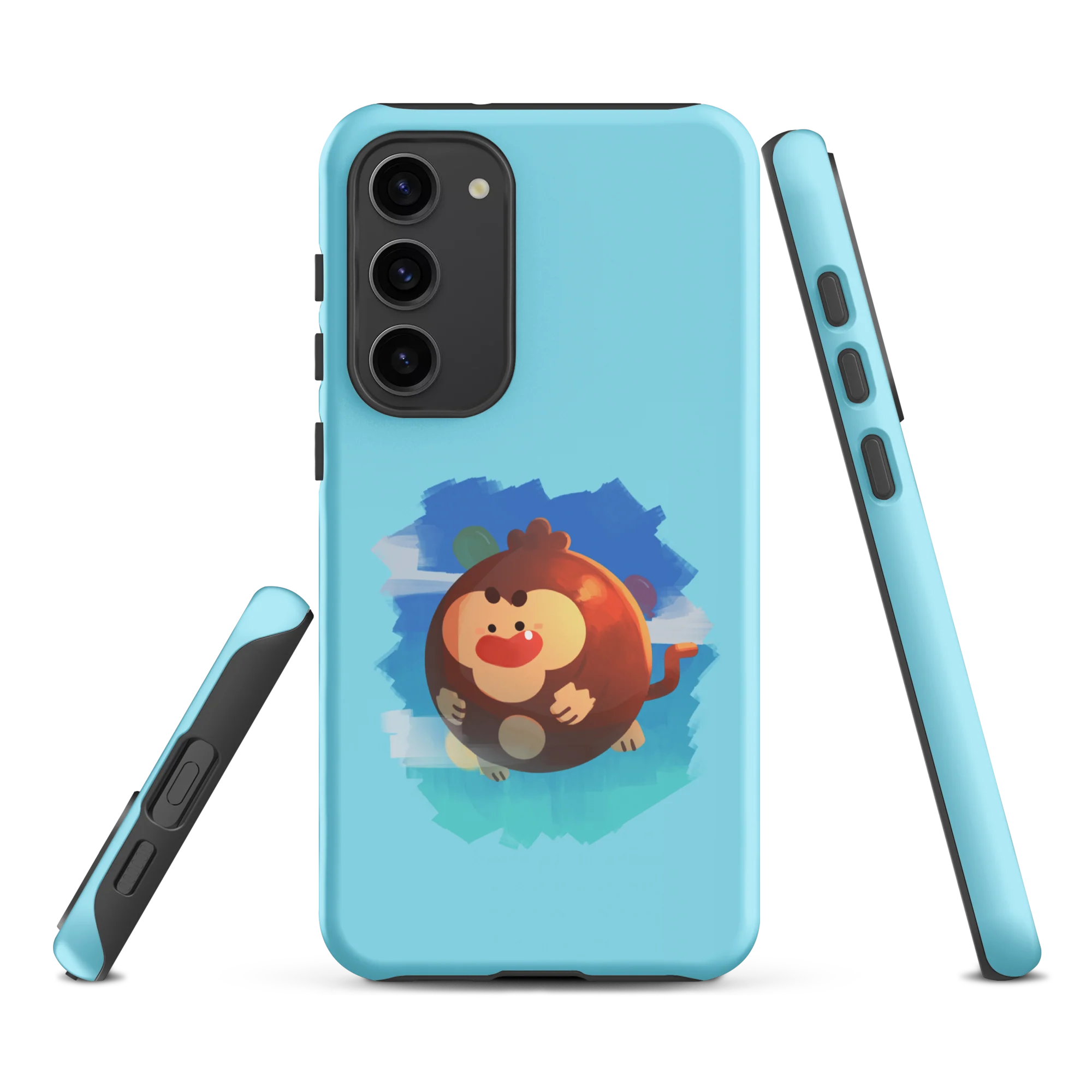 Round Monkey Samsung® Case (Tough) - Image 33
