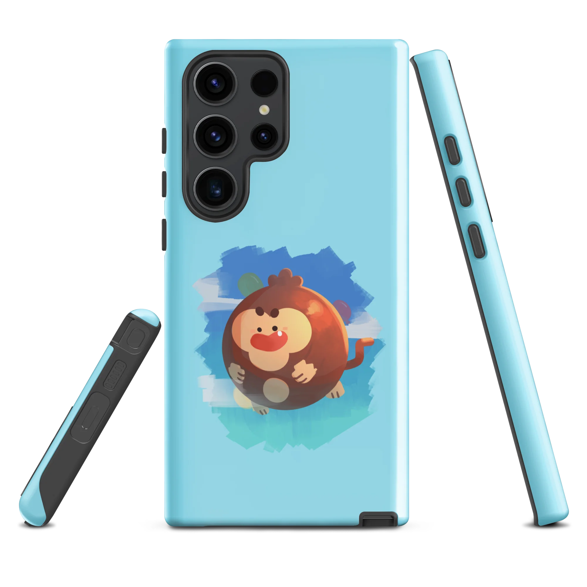 Round Monkey Samsung® Case (Tough) - Image 34