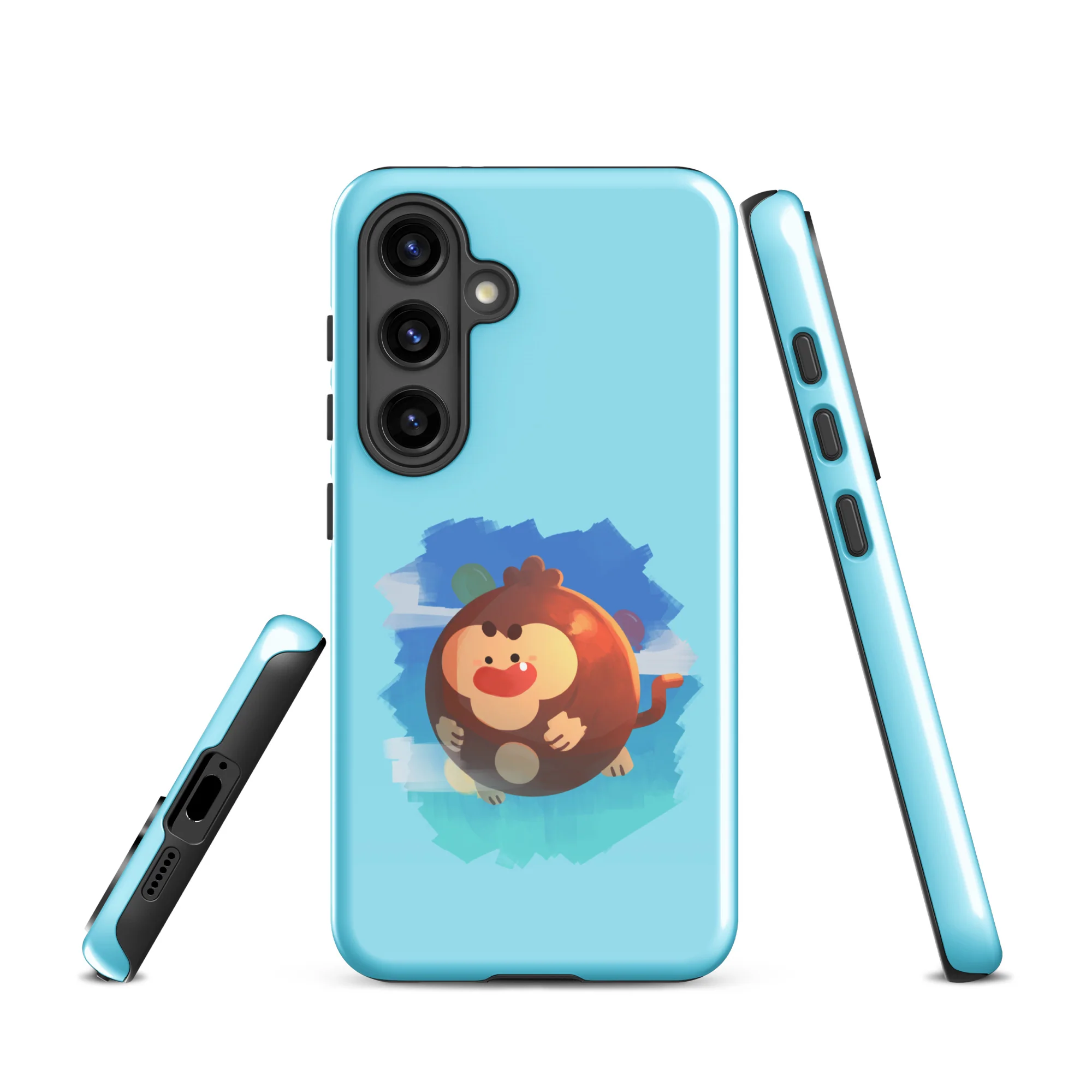 Round Monkey Samsung® Case (Tough) - Image 36