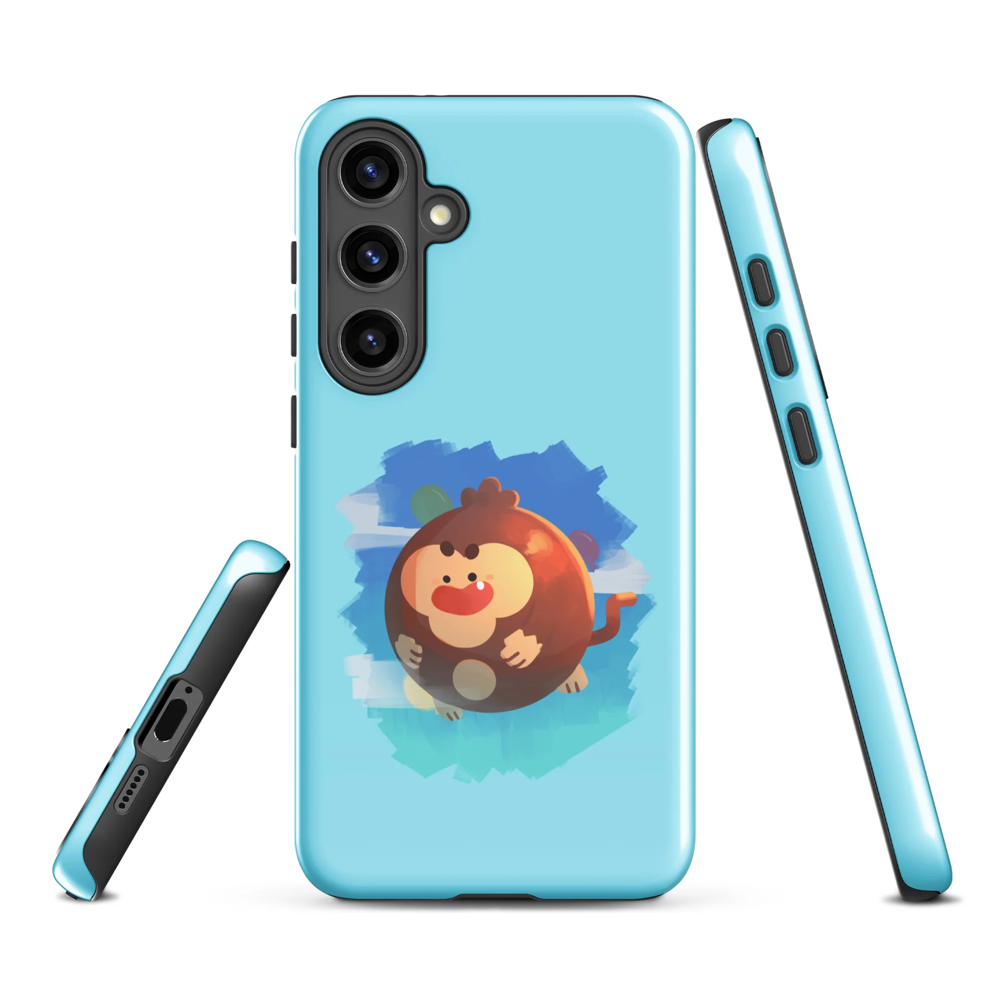 Round Monkey Samsung® Case (Tough) - Image 38