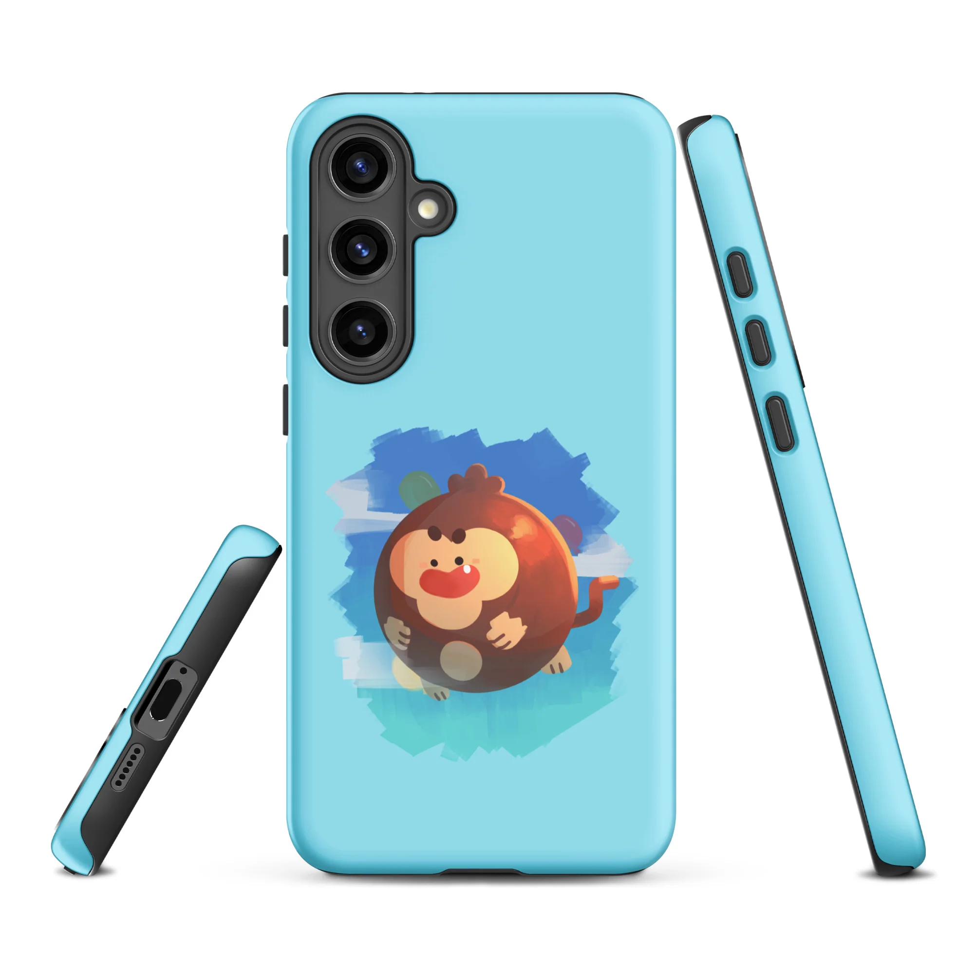 Round Monkey Samsung® Case (Tough) - Image 39