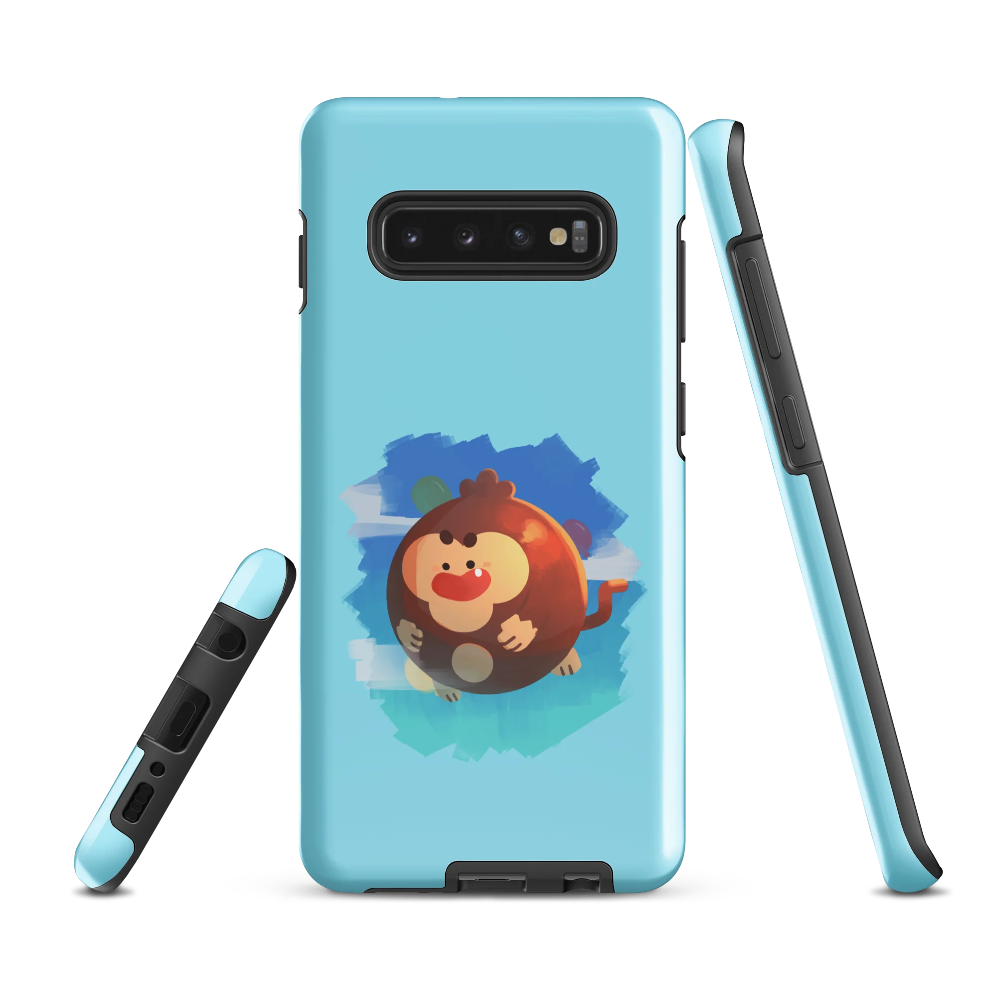 Round Monkey Samsung® Case (Tough) - Image 4