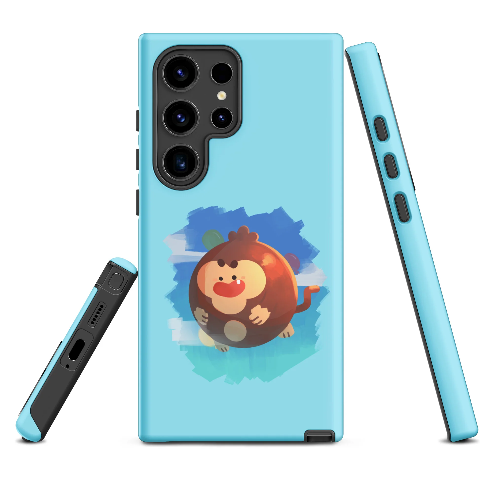 Round Monkey Samsung® Case (Tough) - Image 40