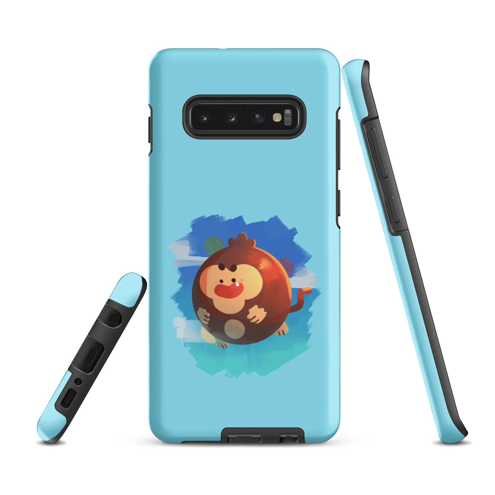 Round Monkey Samsung® Case (Tough) - Image 5