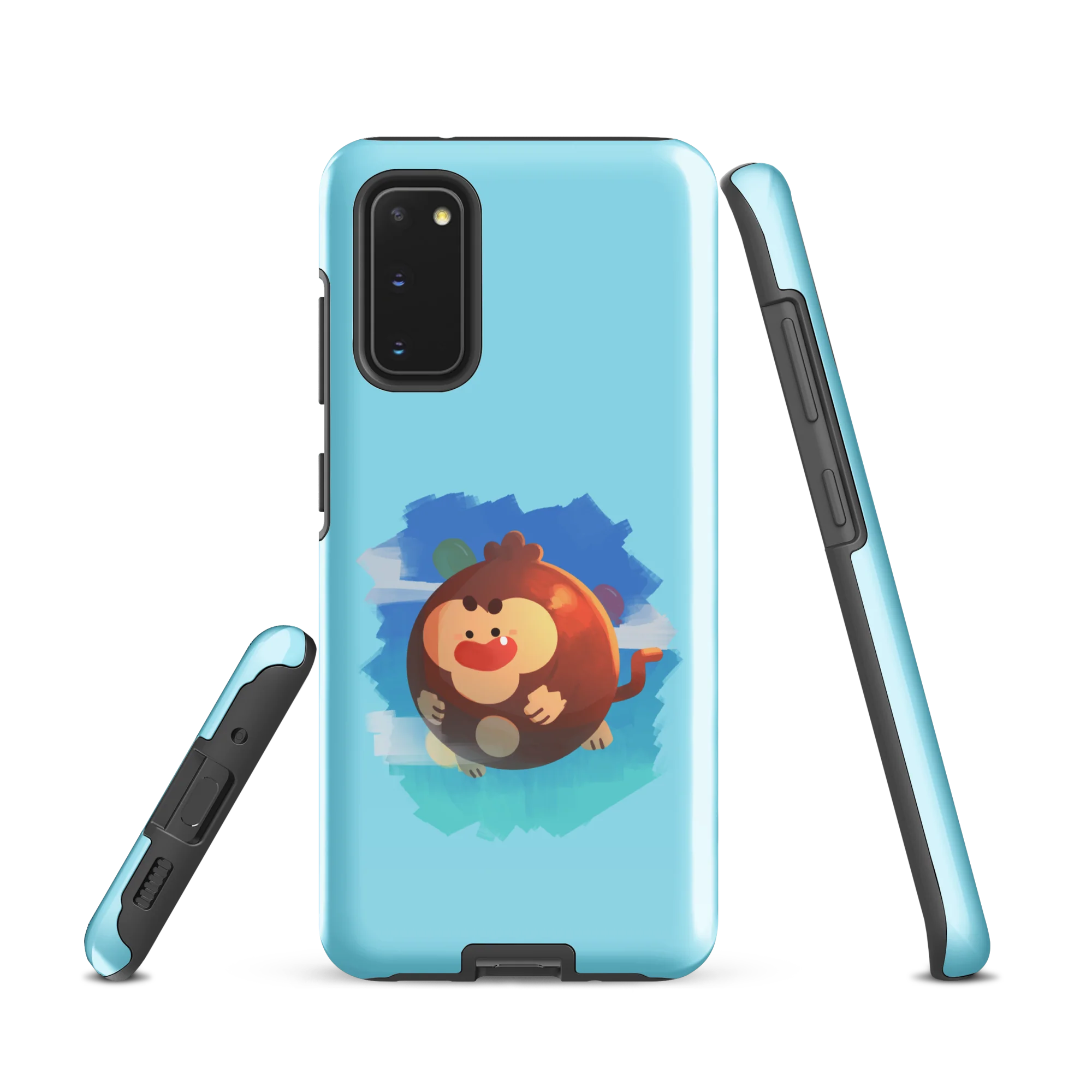 Round Monkey Samsung® Case (Tough) - Image 8