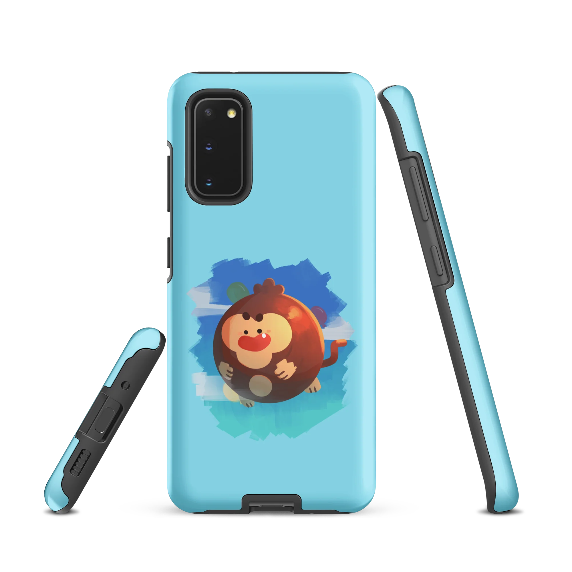 Round Monkey Samsung® Case (Tough) - Image 9