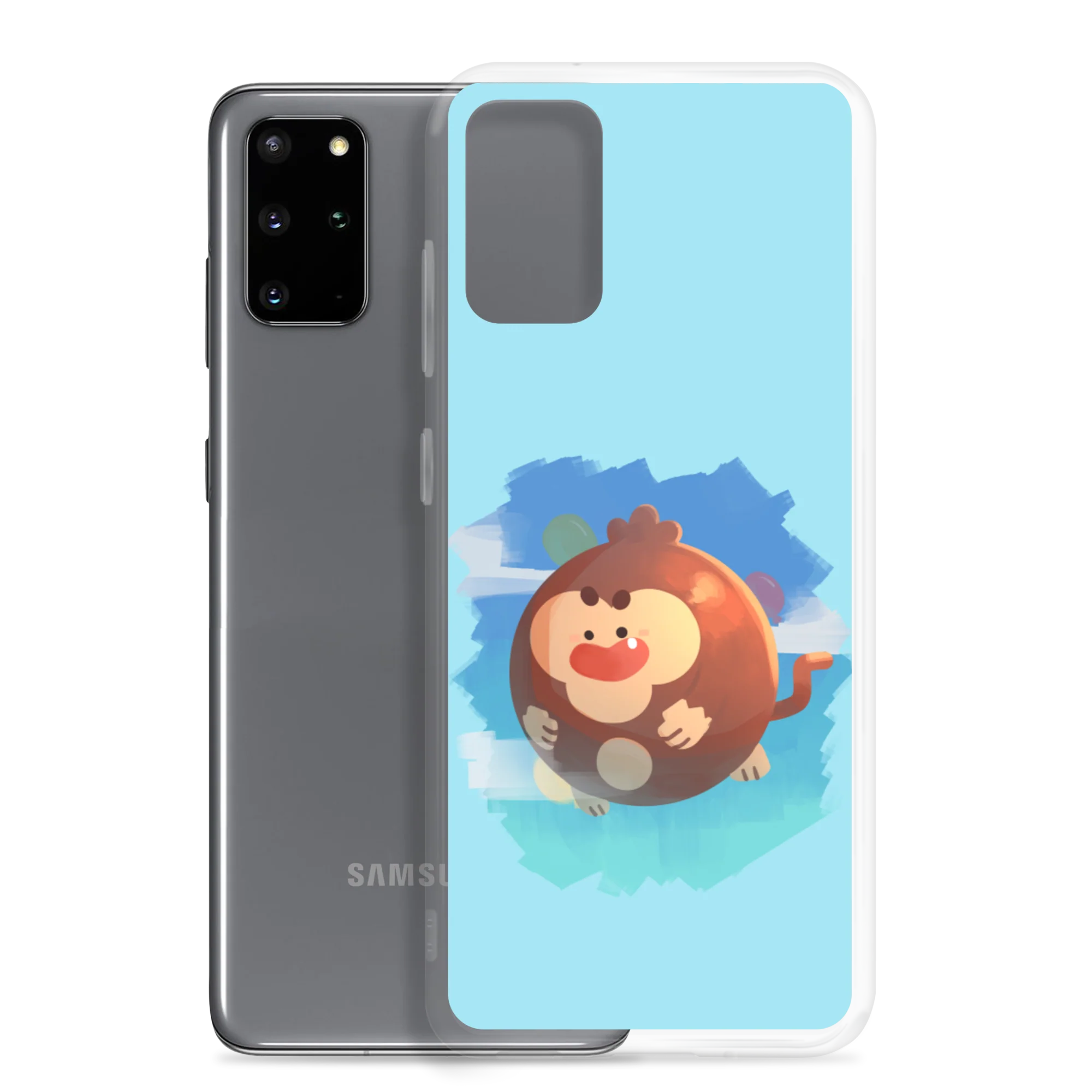 Round Monkey Samsung Case - Image 11