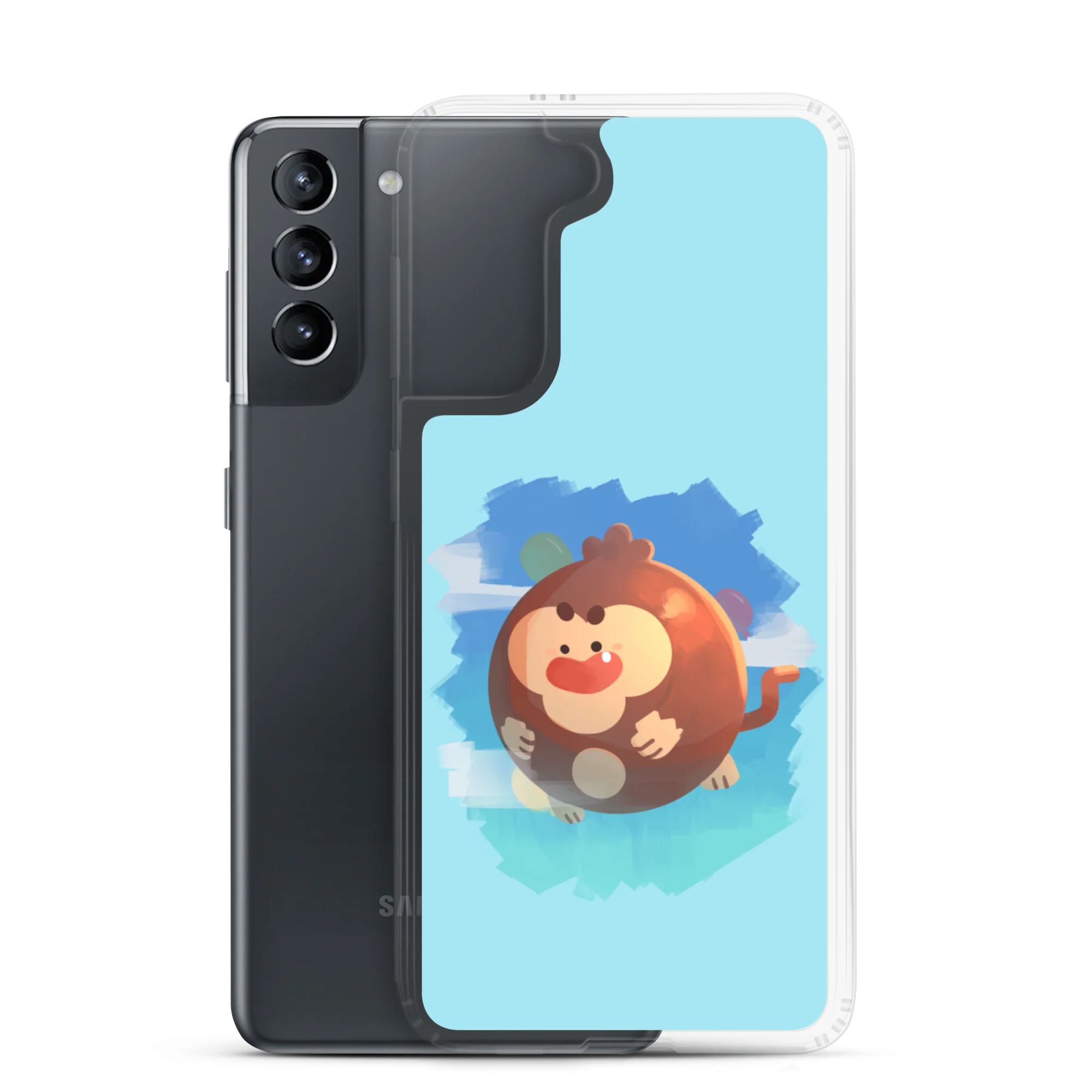 Round Monkey Samsung Case - Image 15
