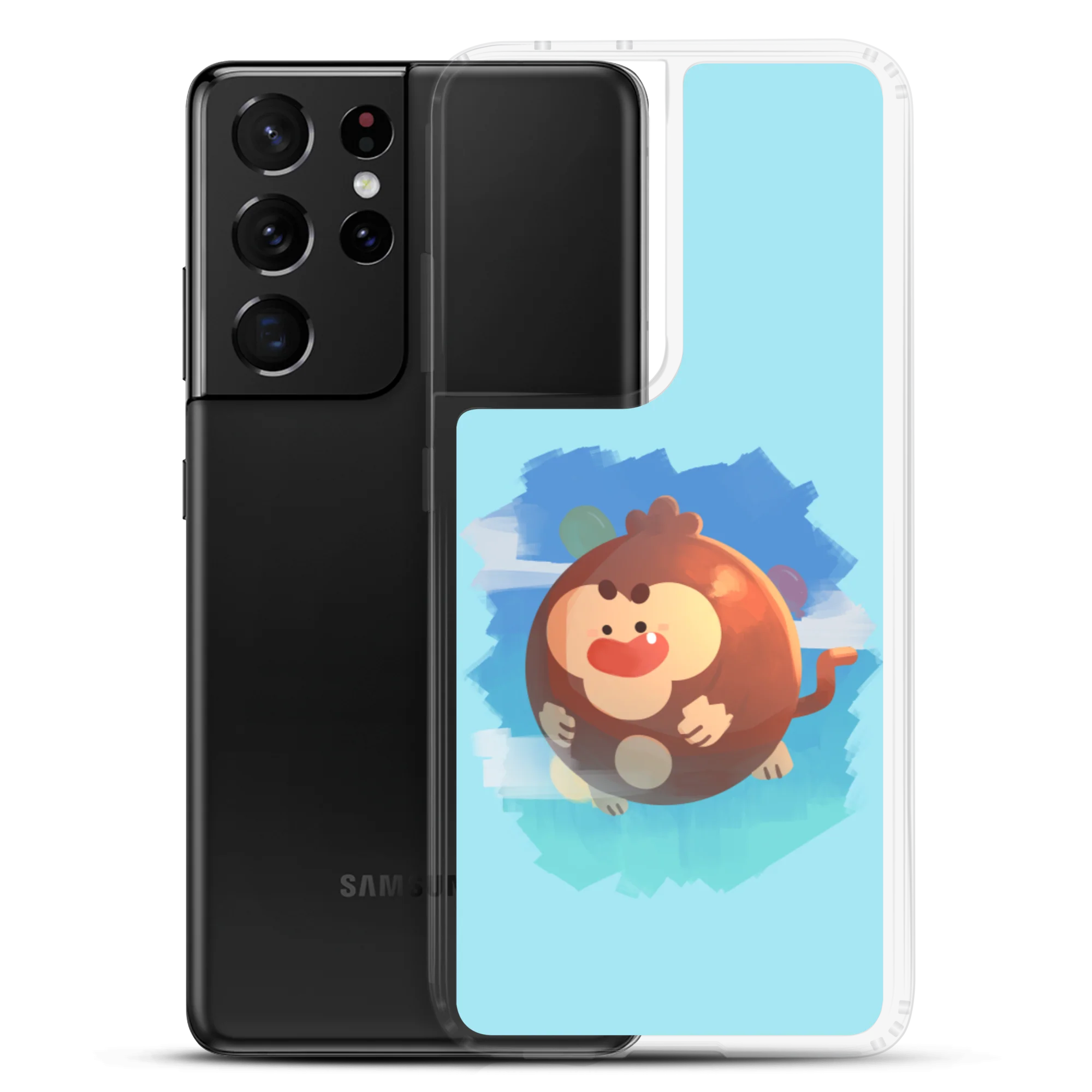 Round Monkey Samsung Case - Image 19