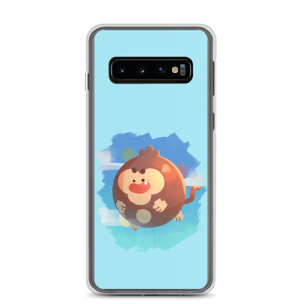 Round Monkey Samsung Case - Image 2
