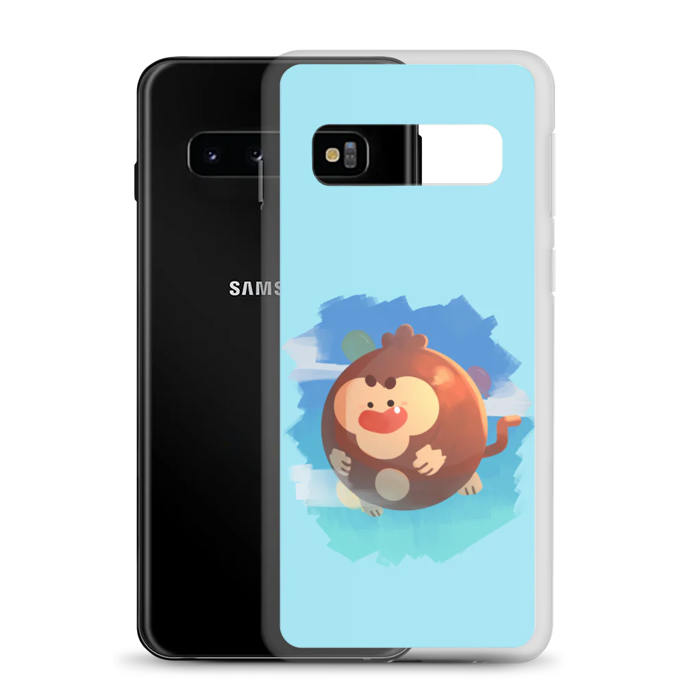 Round Monkey Samsung Case - Image 3