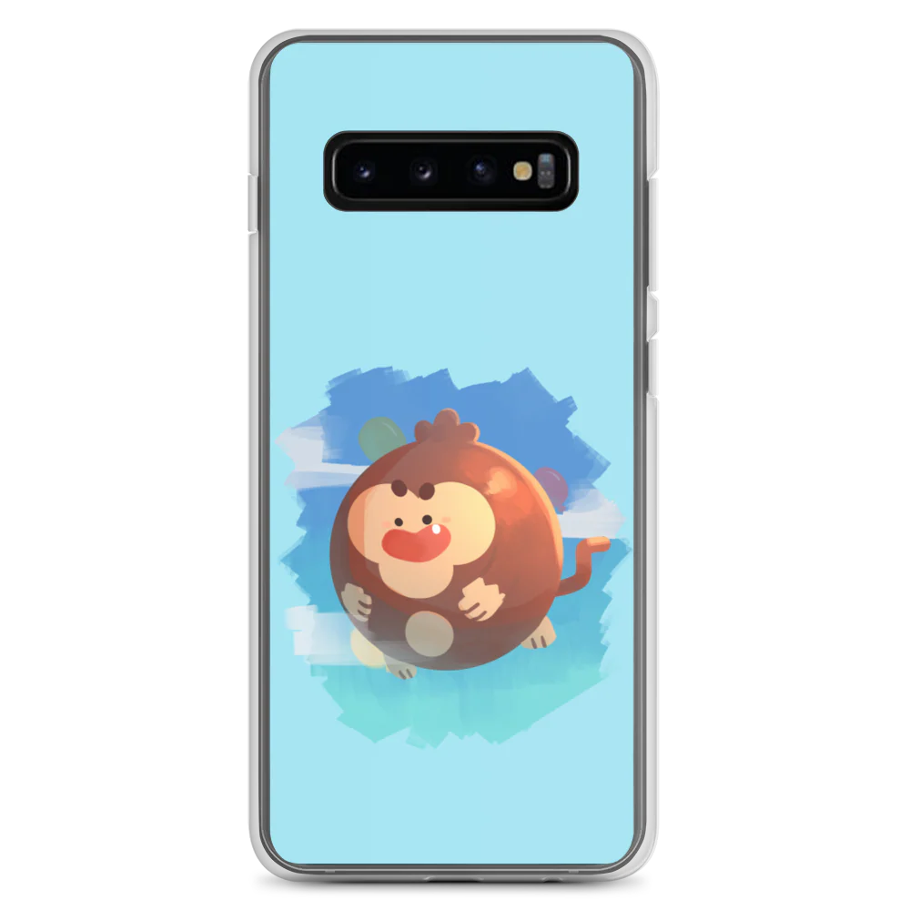 Round Monkey Samsung Case - Image 4