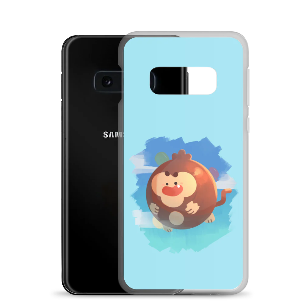 Round Monkey Samsung Case - Image 7