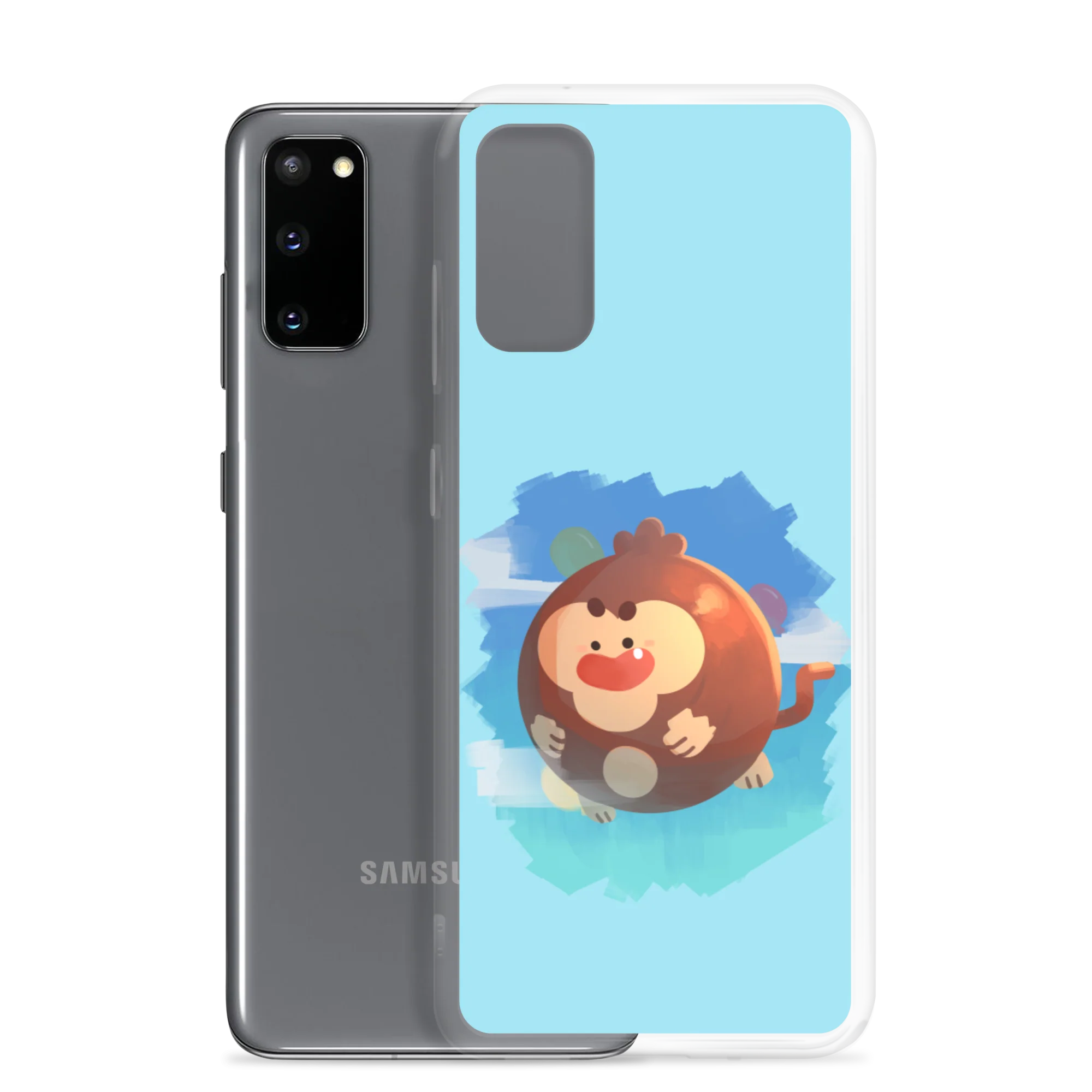 Round Monkey Samsung Case - Image 9