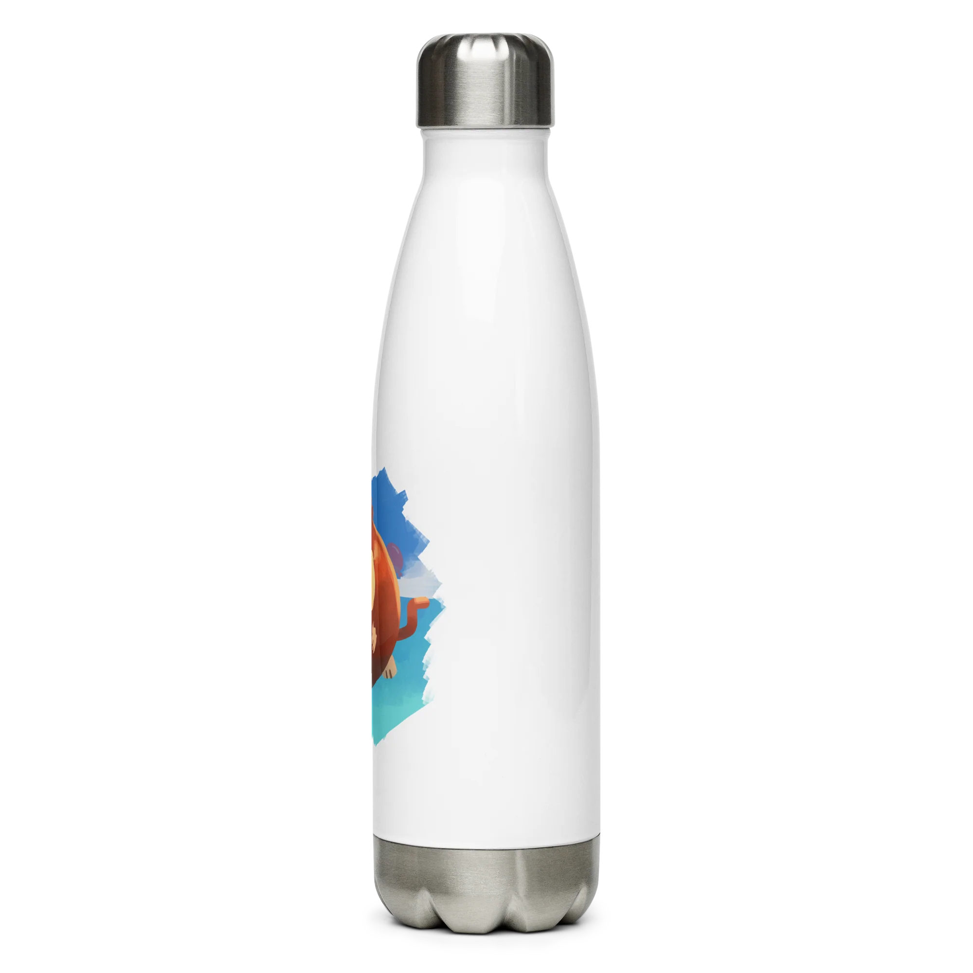 Round Monkey Stainless Steel Water Bottle - Image 5