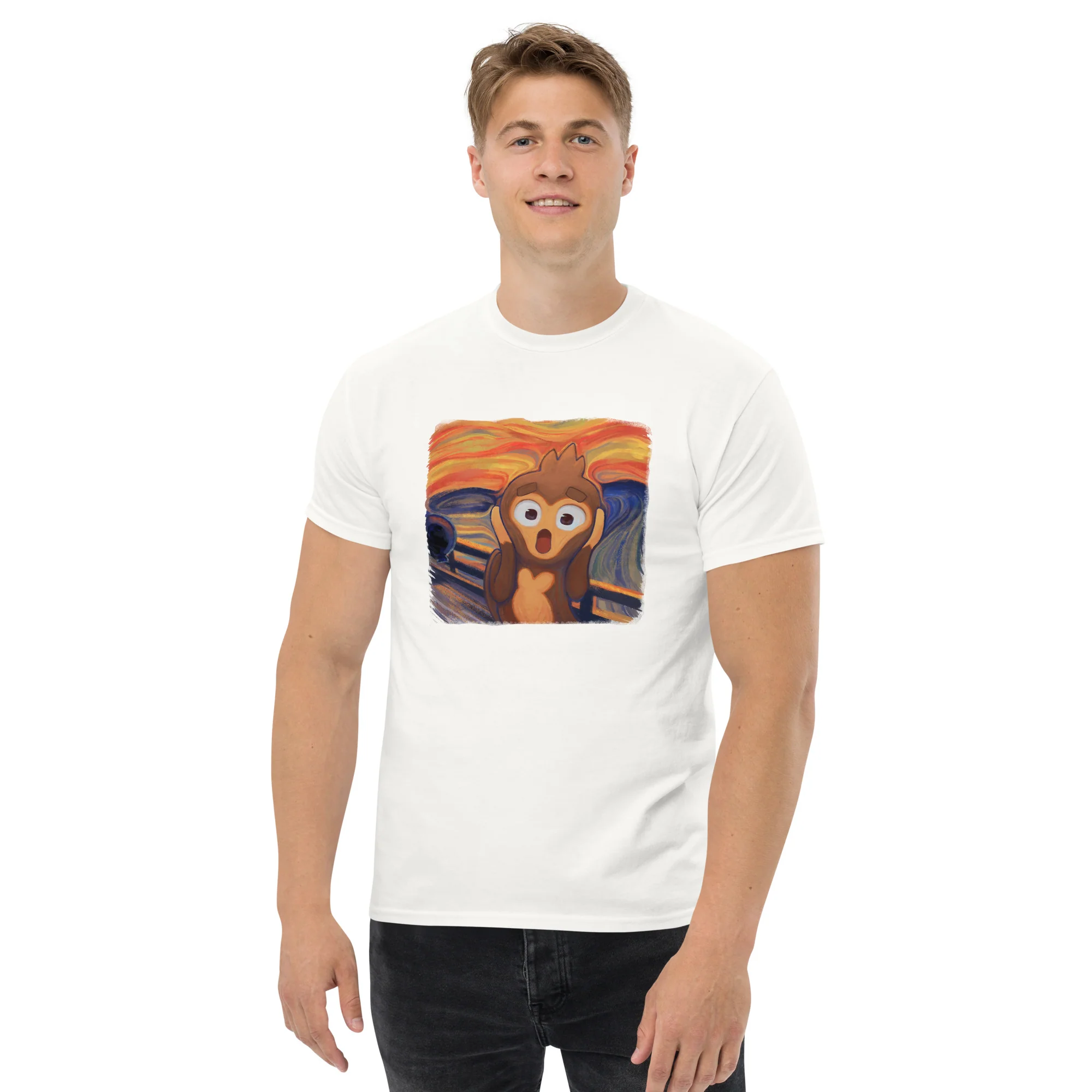 Screaming Monkey Classic Shirt (Men's - Gildan) - Image 3