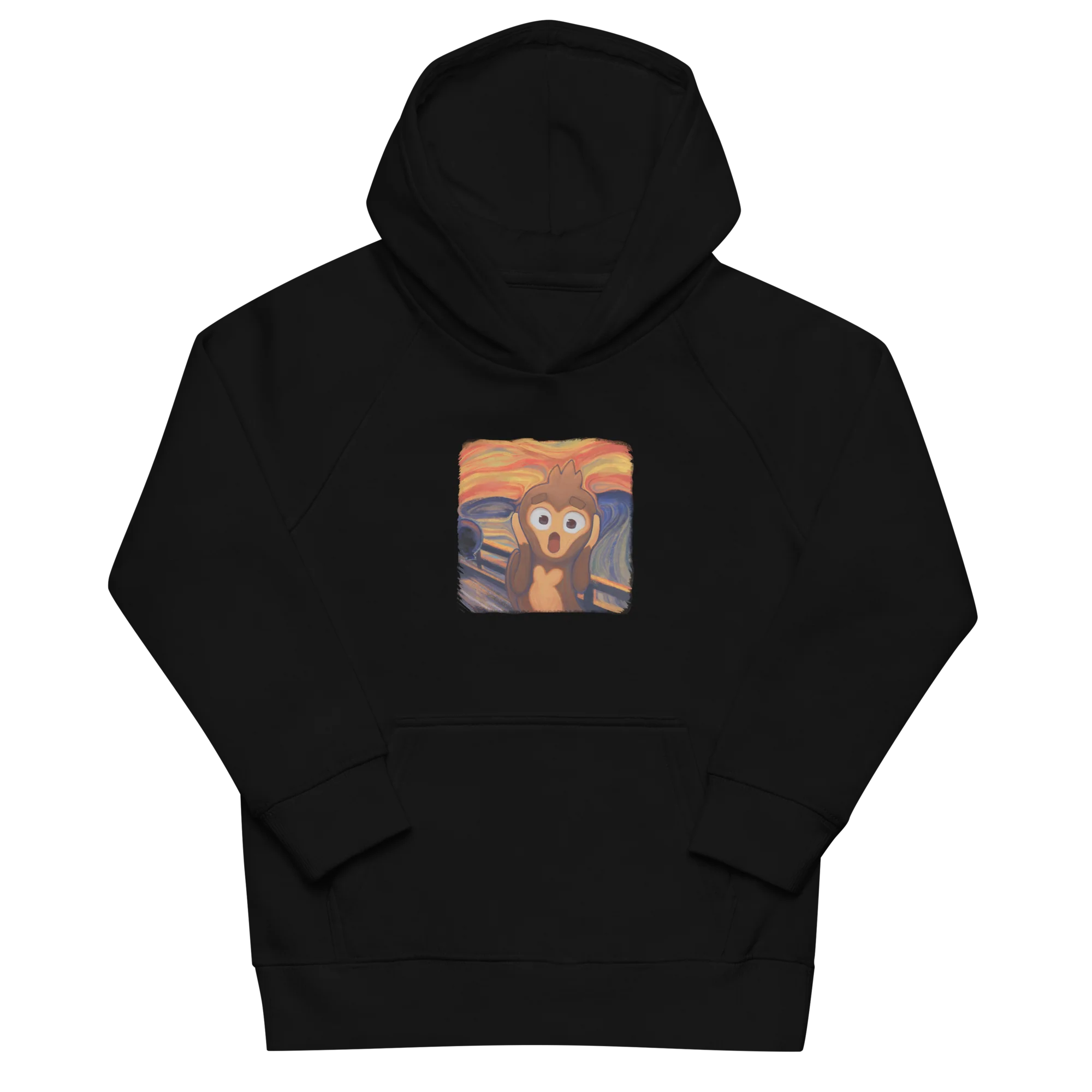 Screaming Monkey Eco Hoodie (Kids/Youth) - Image 4