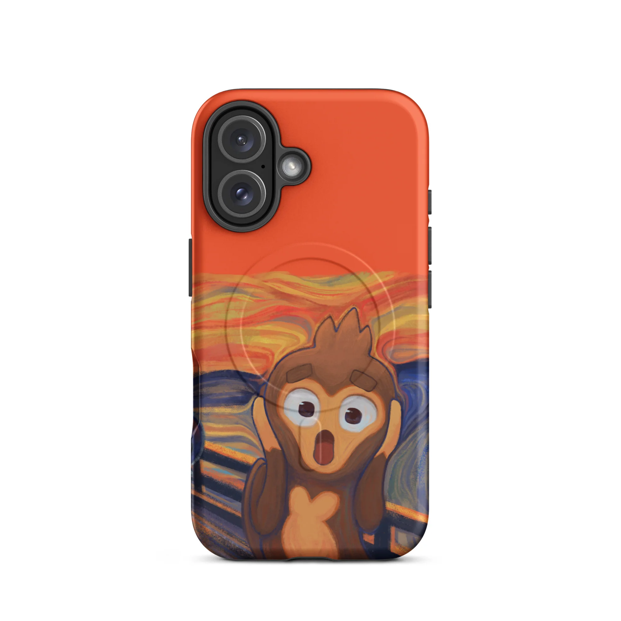 Screaming Monkey iPhone Case - MagSafeĀ® (Tough) - Image 10