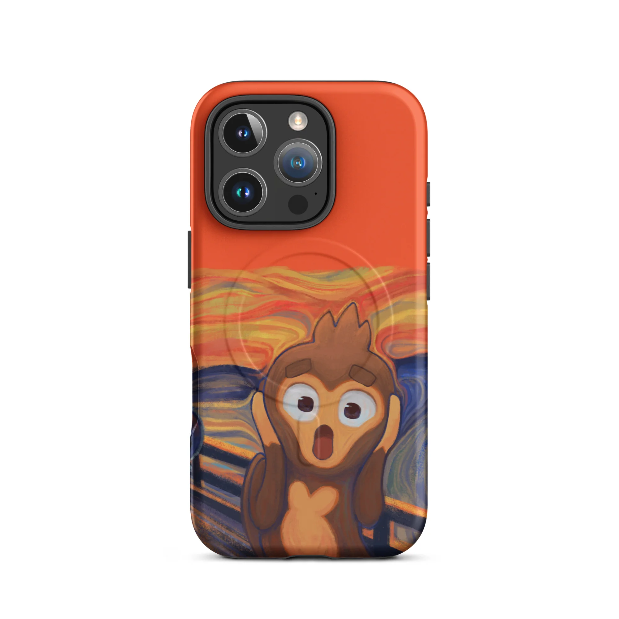 Screaming Monkey iPhone Case - MagSafeĀ® (Tough) - Image 12