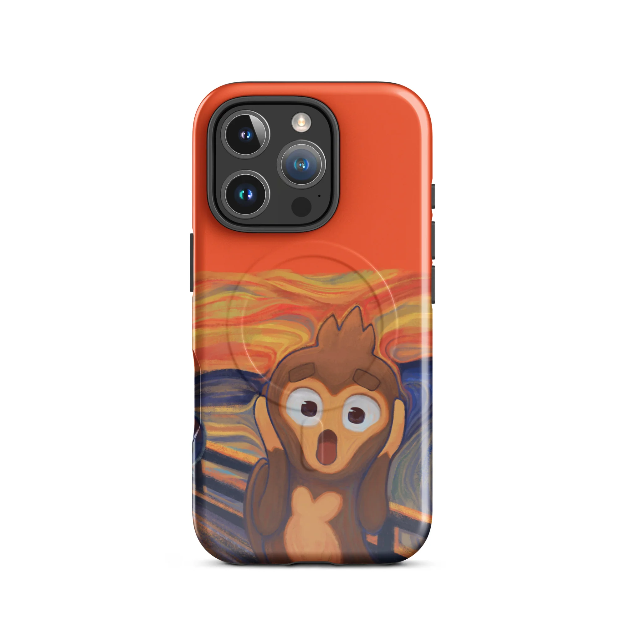 Screaming Monkey iPhone Case - MagSafeĀ® (Tough) - Image 13