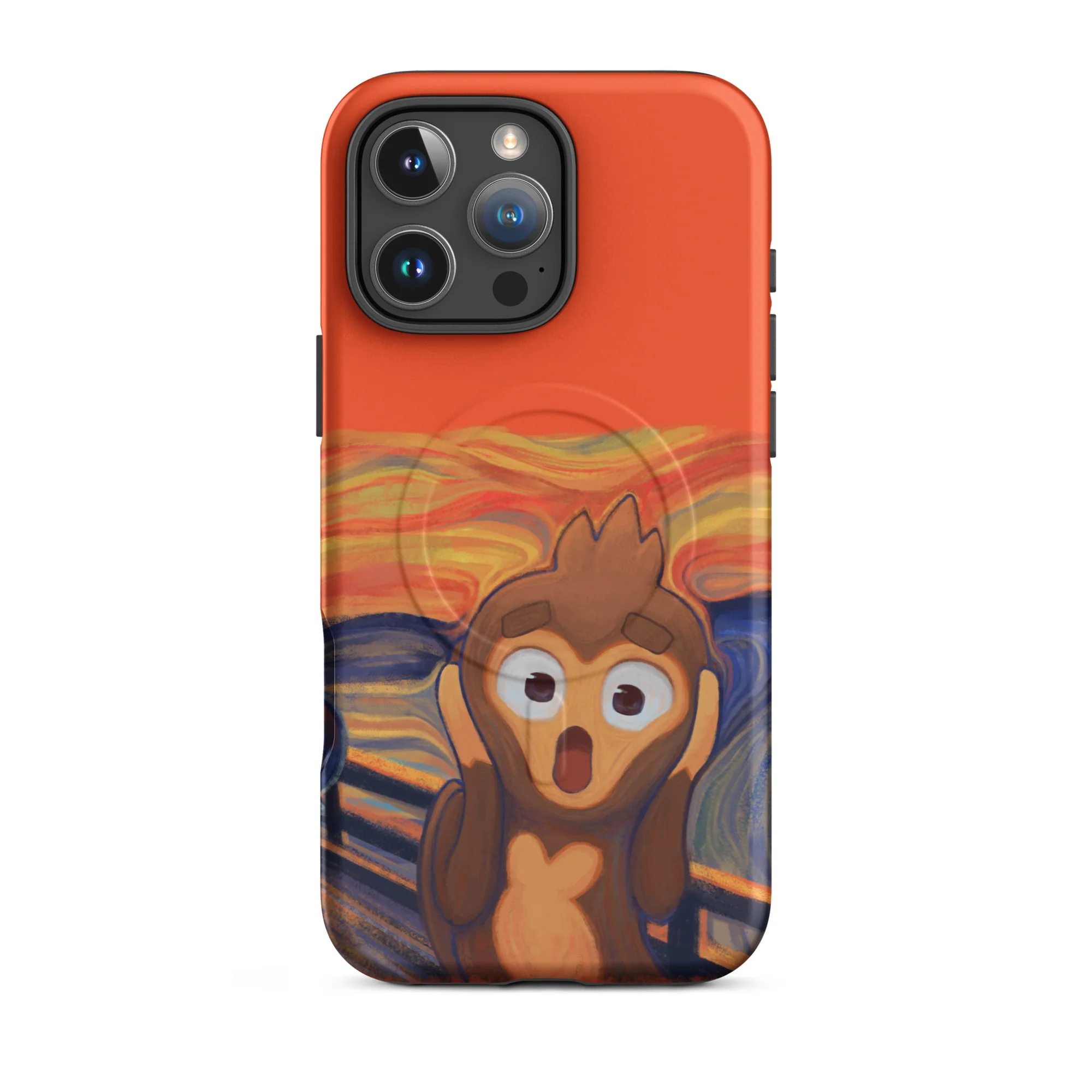 Screaming Monkey iPhone Case - MagSafeĀ® (Tough) - Image 14