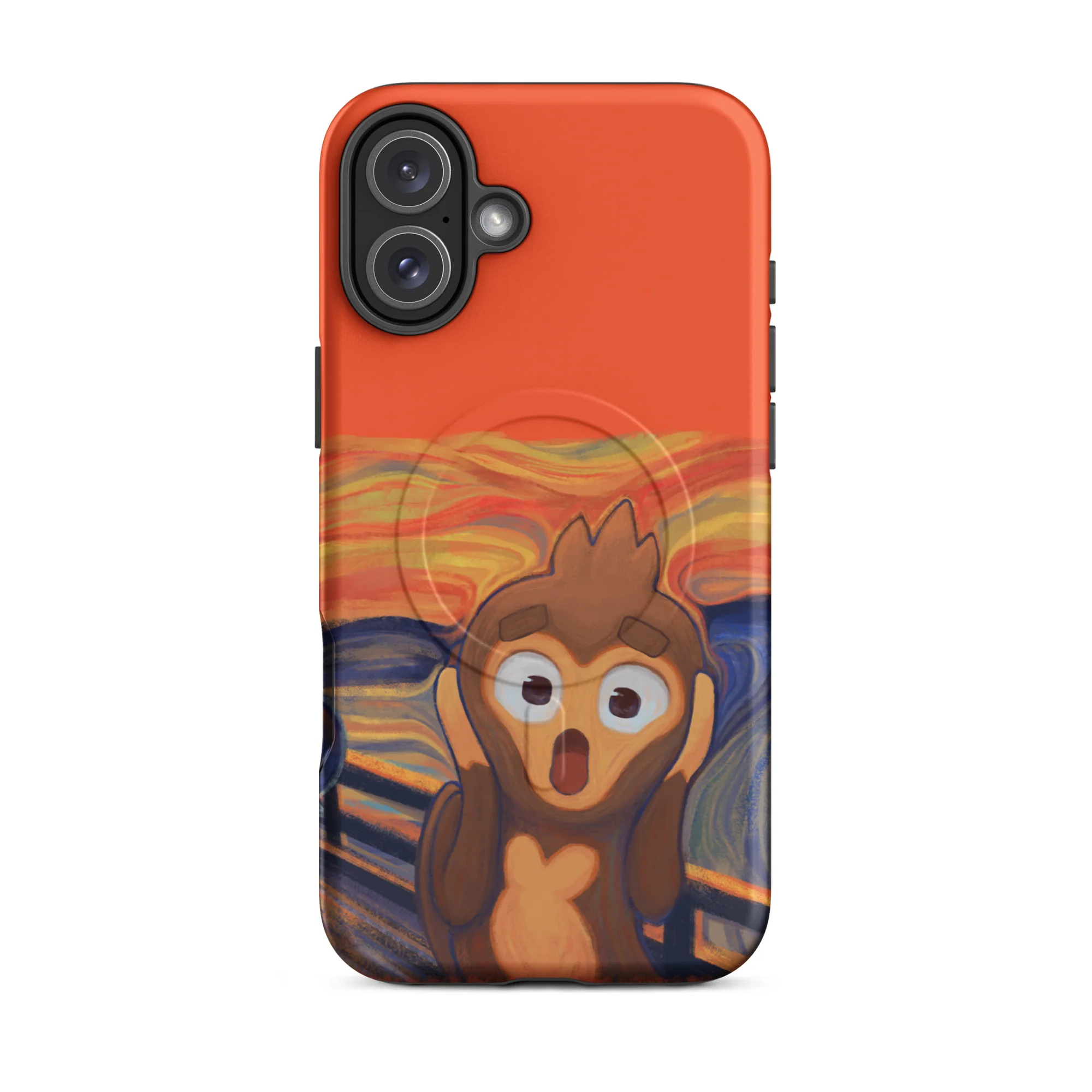 Screaming Monkey iPhone Case - MagSafeĀ® (Tough) - Image 15