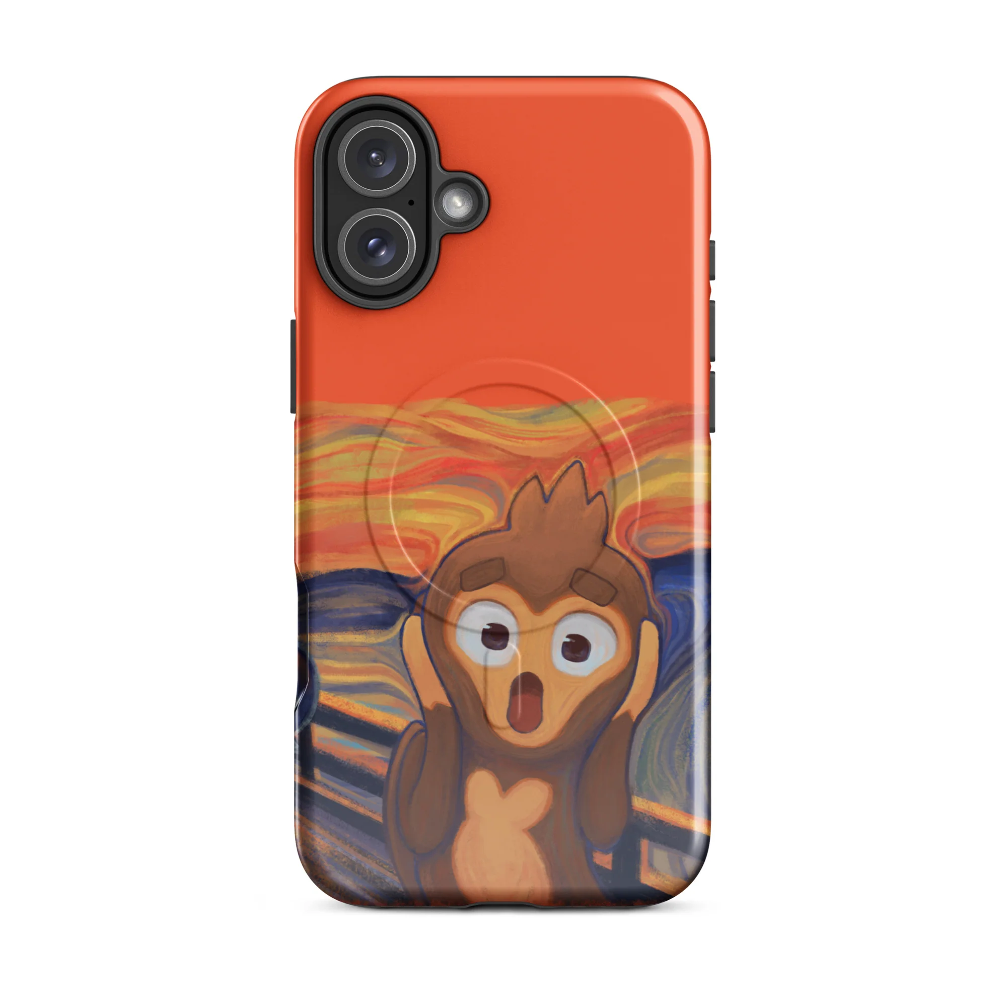 Screaming Monkey iPhone Case - MagSafeĀ® (Tough) - Image 16
