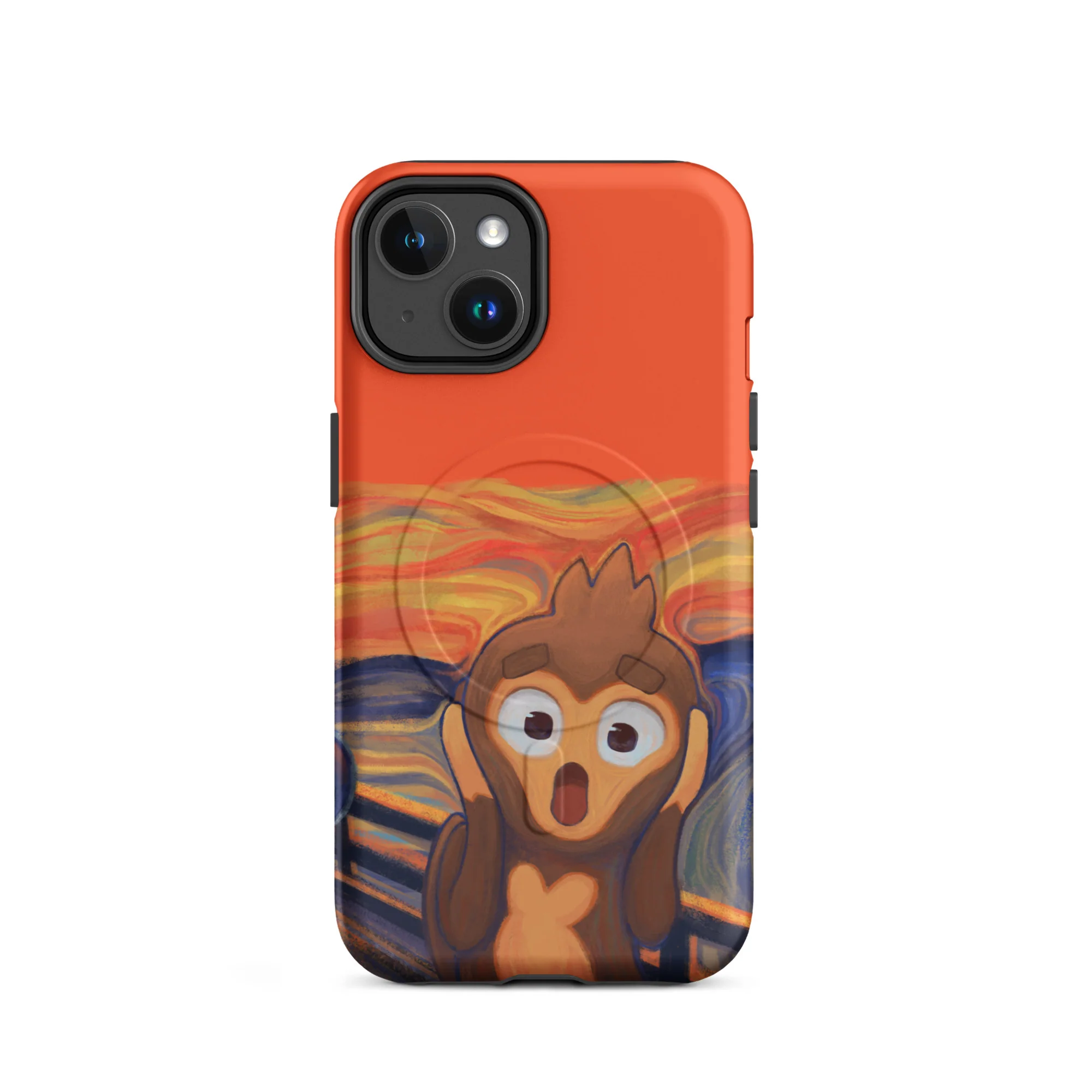 Screaming Monkey iPhone Case - MagSafeĀ® (Tough) - Image 18