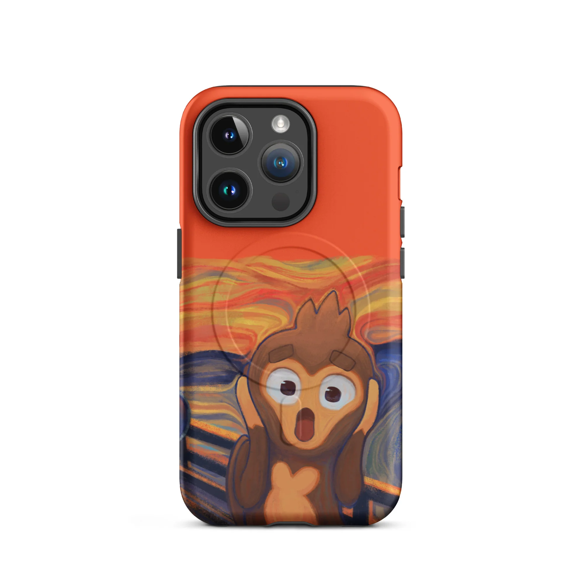 Screaming Monkey iPhone Case - MagSafeĀ® (Tough) - Image 20