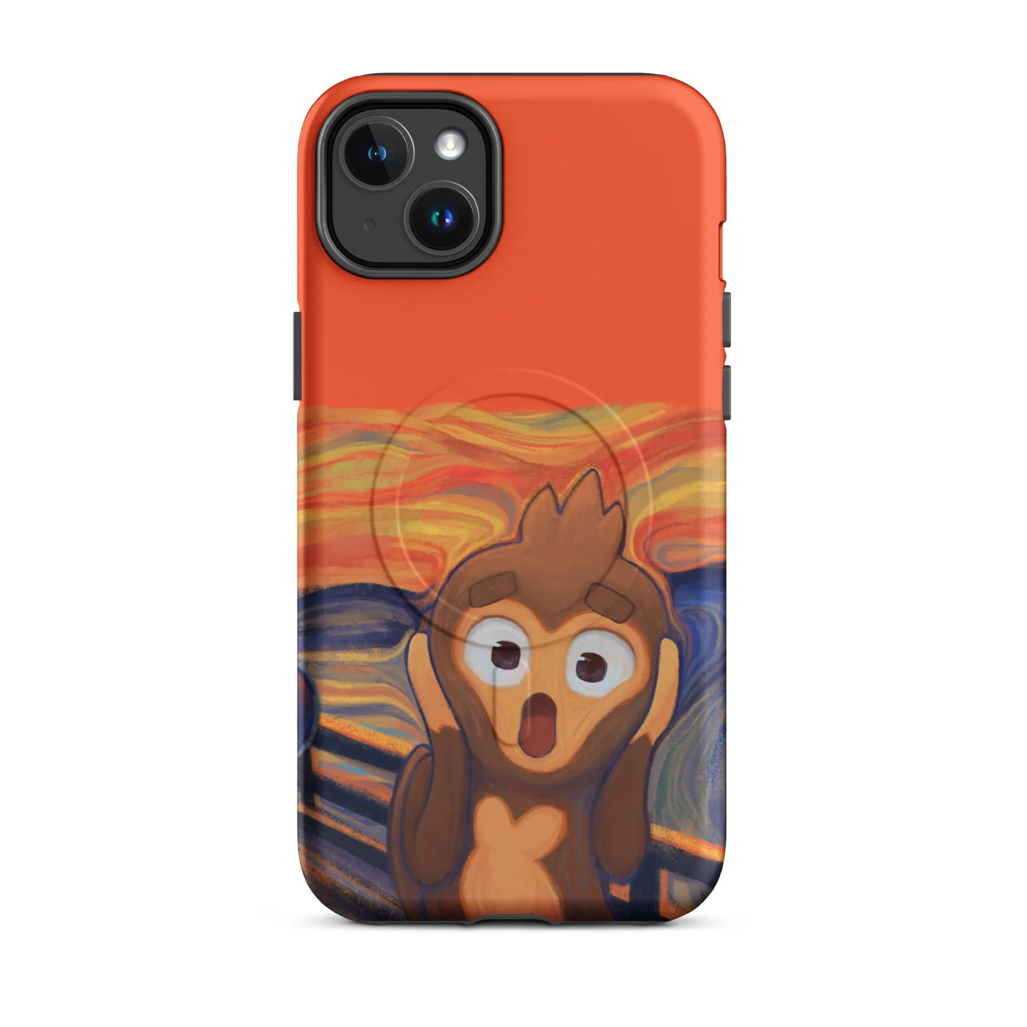 Screaming Monkey iPhone Case - MagSafeĀ® (Tough) - Image 22