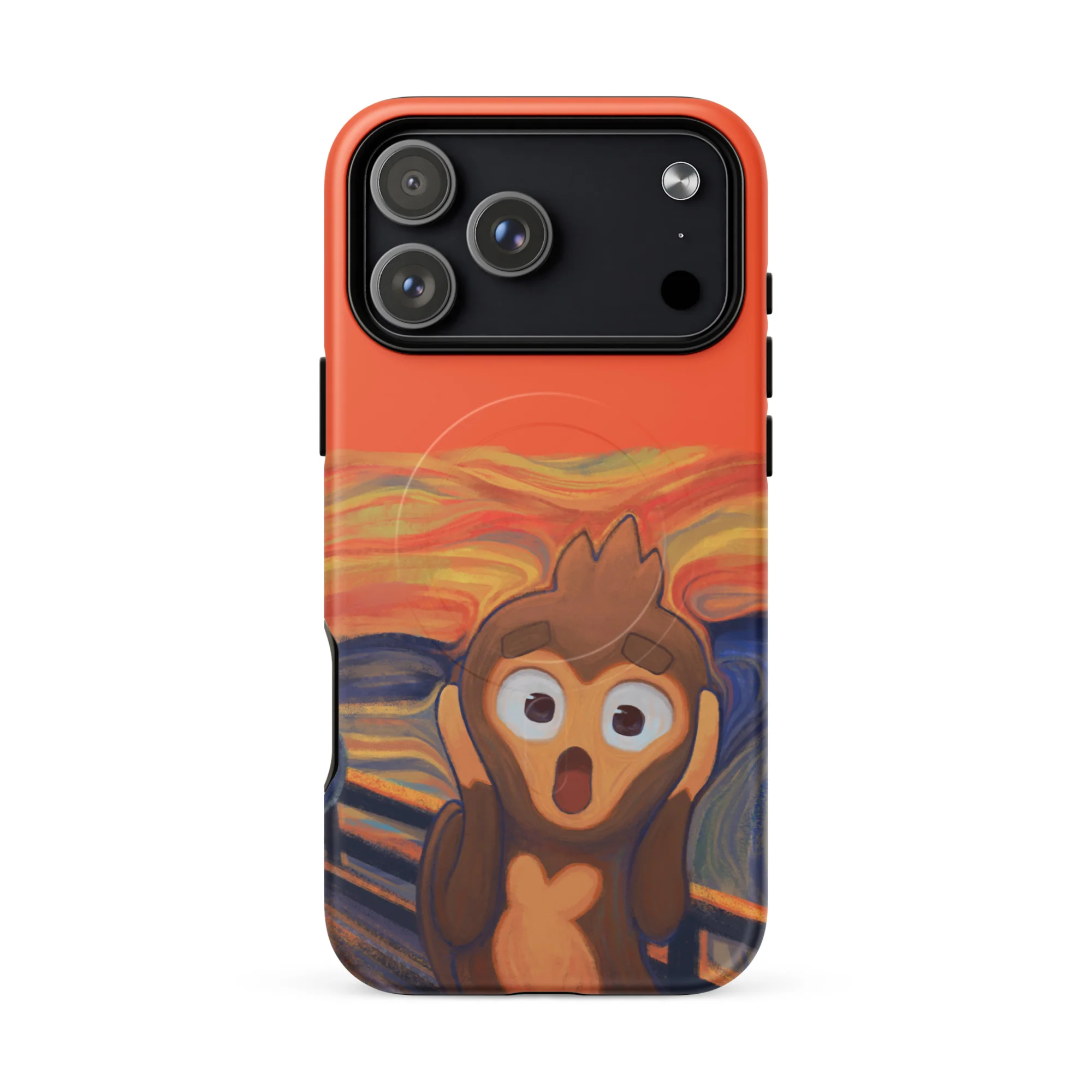 Screaming Monkey iPhone Case - MagSafeĀ® (Tough) - Image 25