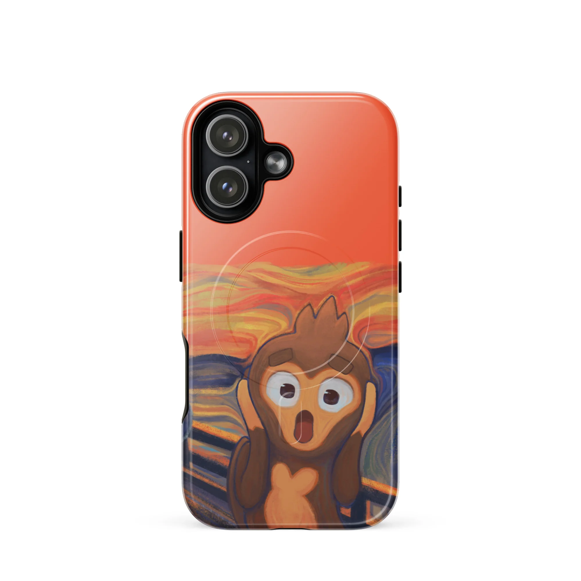 Screaming Monkey iPhone Case - MagSafeĀ® (Tough) - Image 26