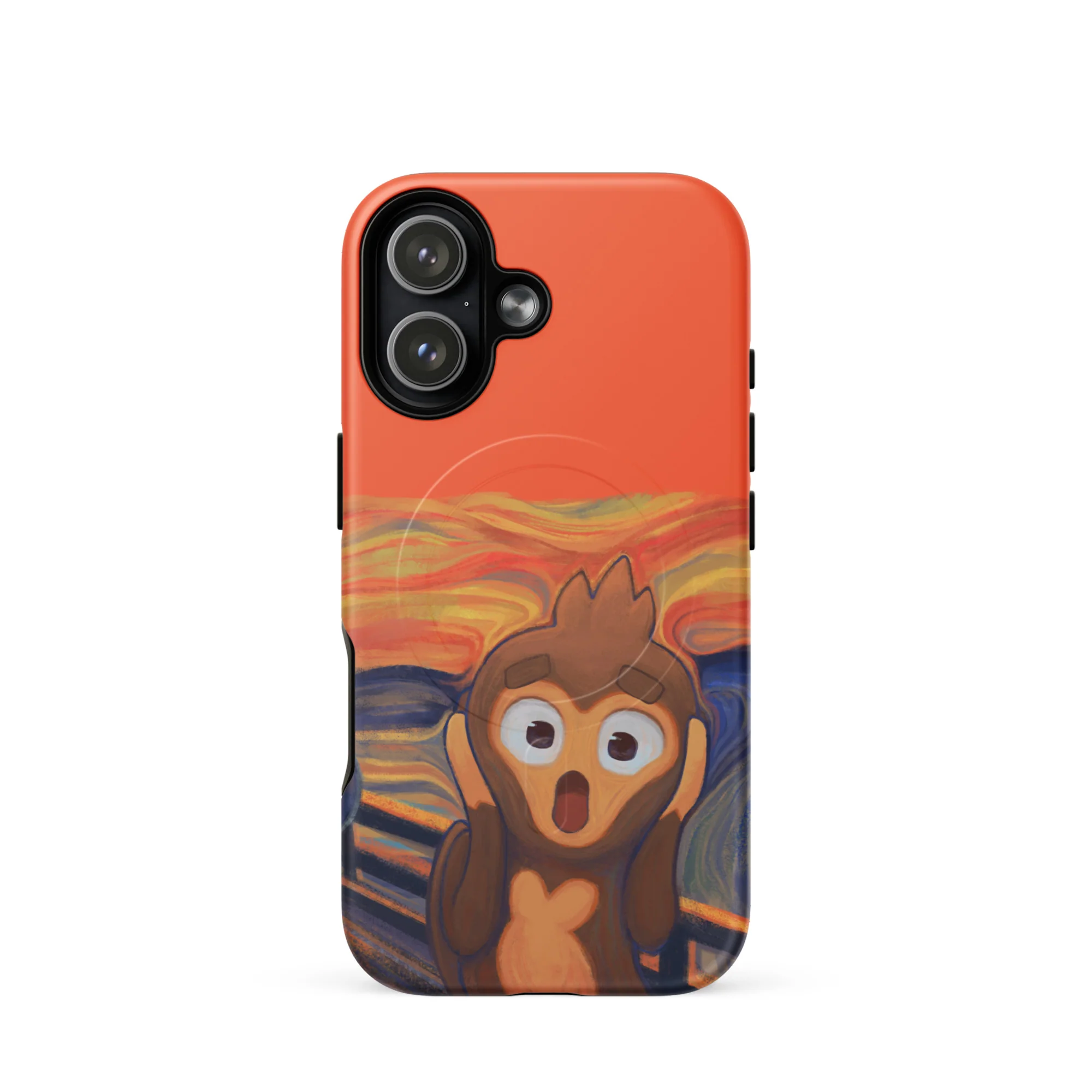 Screaming Monkey iPhone Case - MagSafeĀ® (Tough) - Image 27