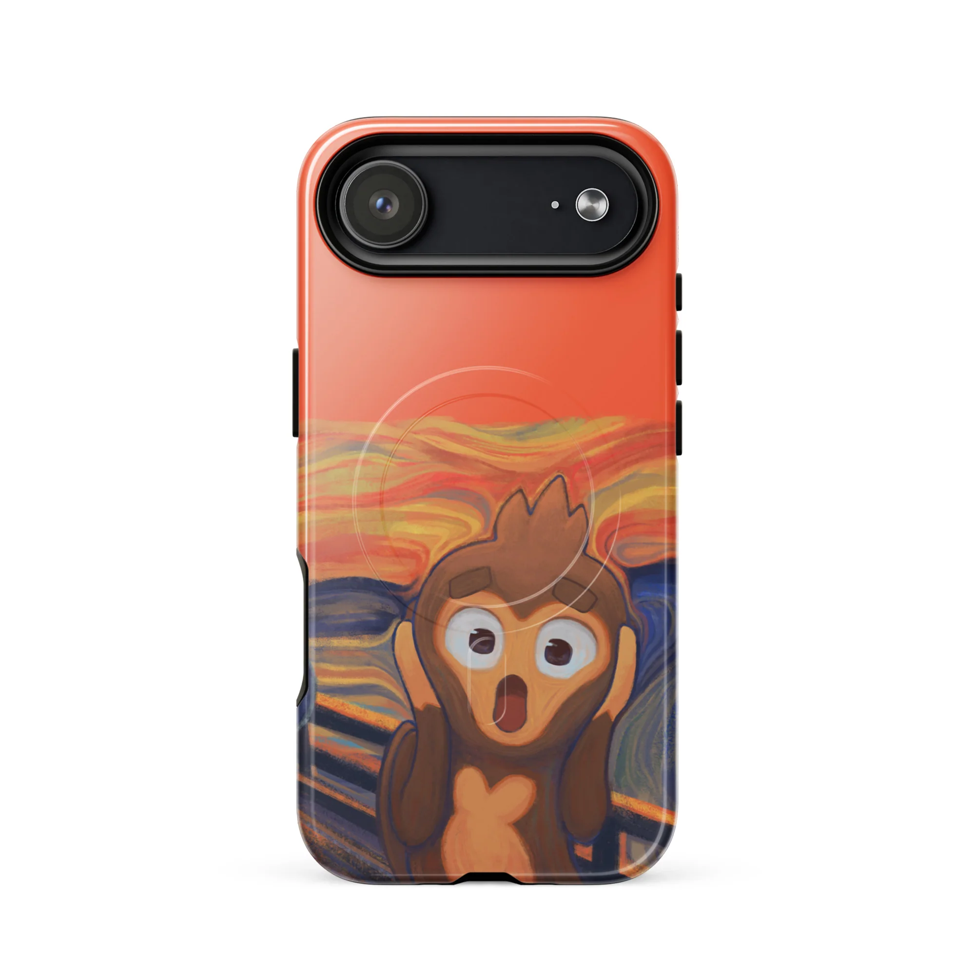 Screaming Monkey iPhone Case - MagSafeĀ® (Tough) - Image 28