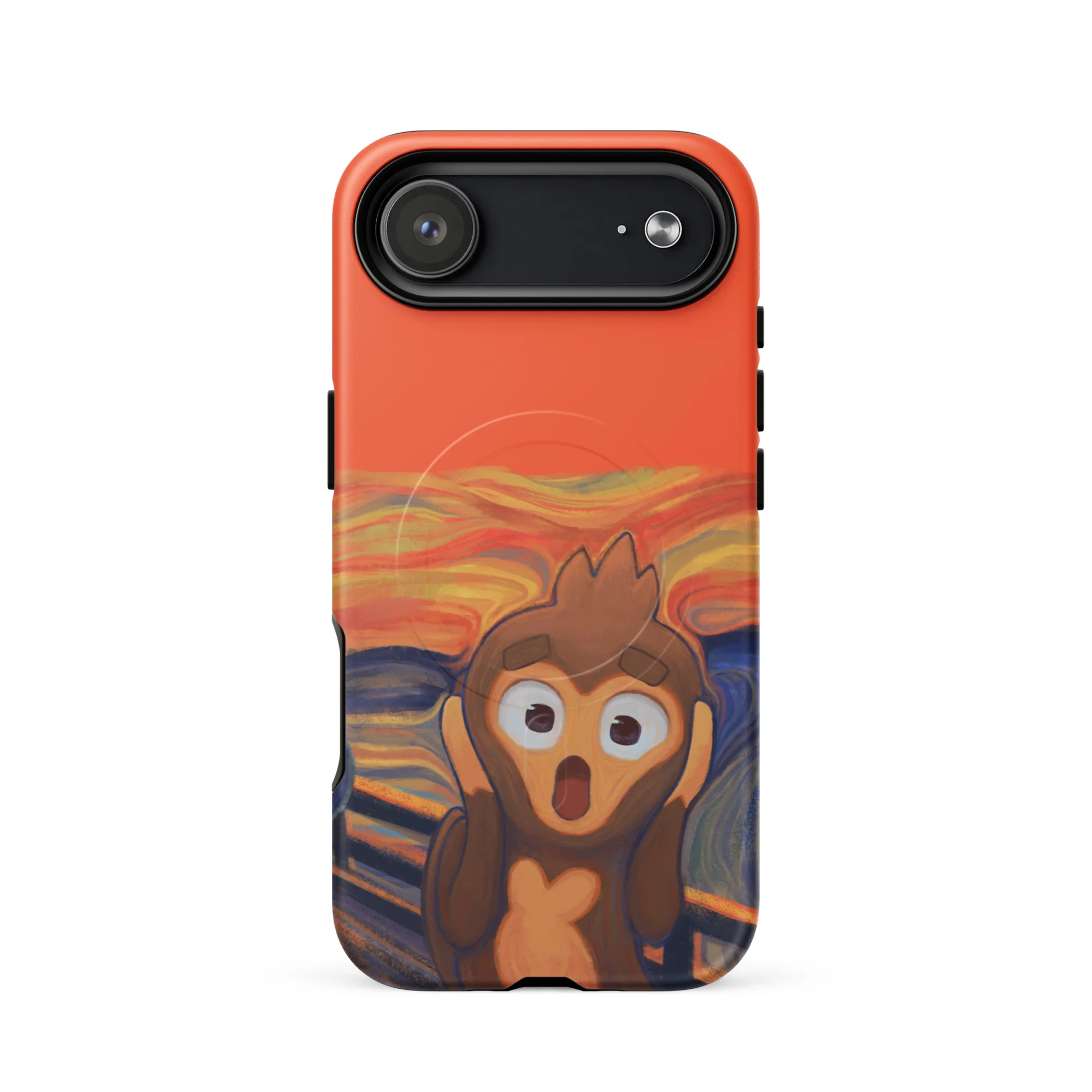Screaming Monkey iPhone Case - MagSafeĀ® (Tough) - Image 29