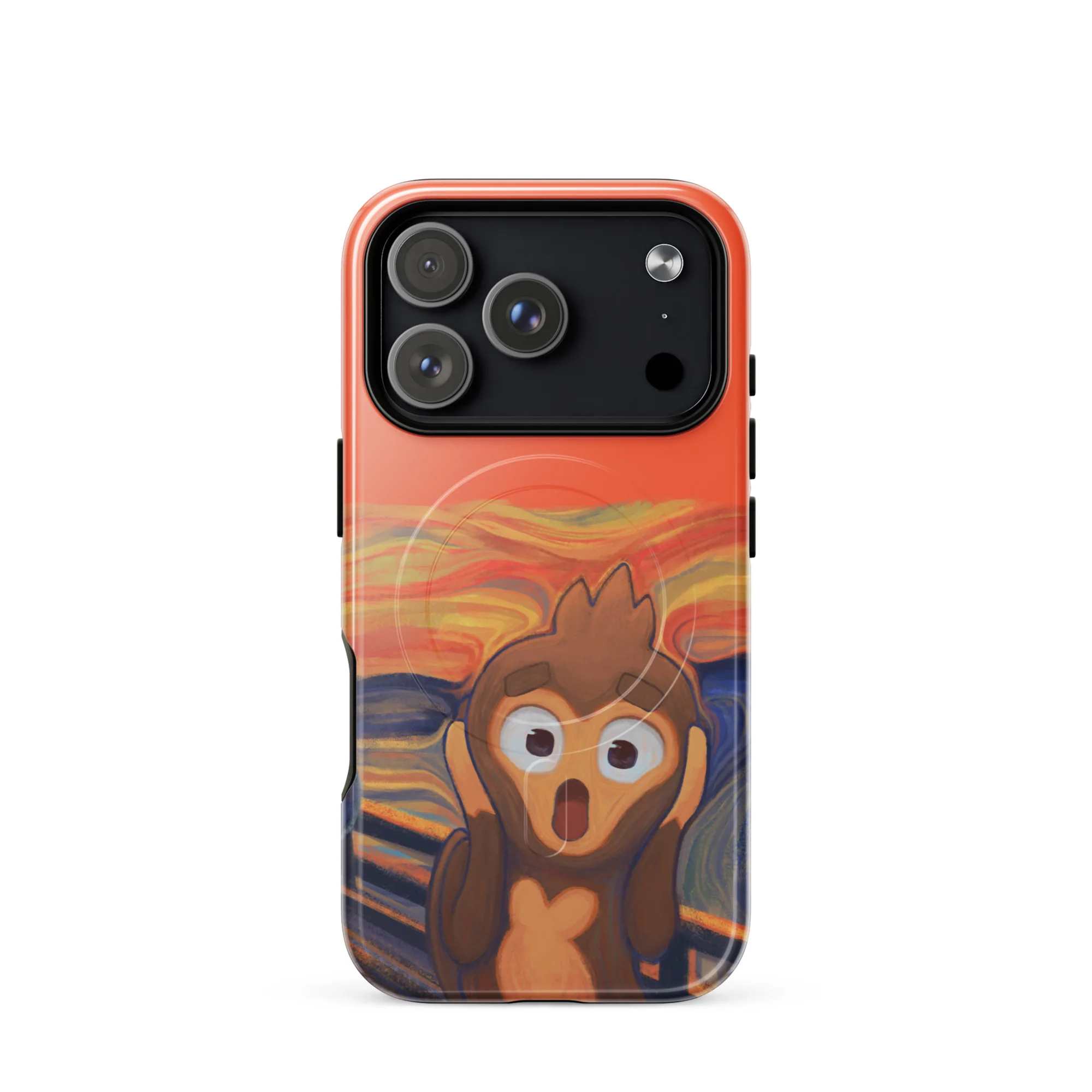 Screaming Monkey iPhone Case - MagSafeĀ® (Tough) - Image 30