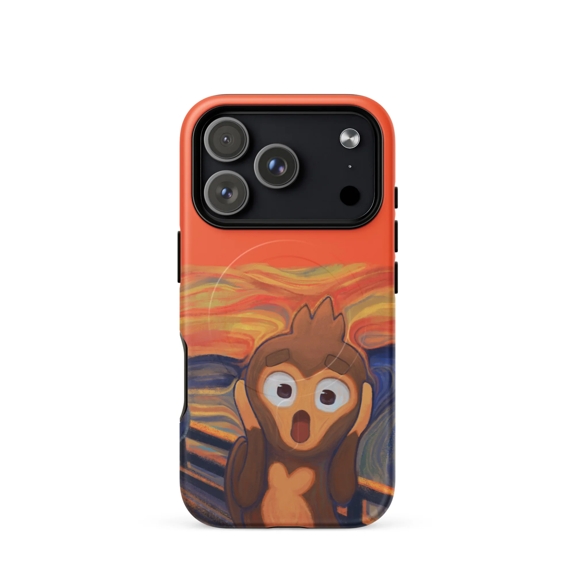 Screaming Monkey iPhone Case - MagSafeĀ® (Tough) - Image 31