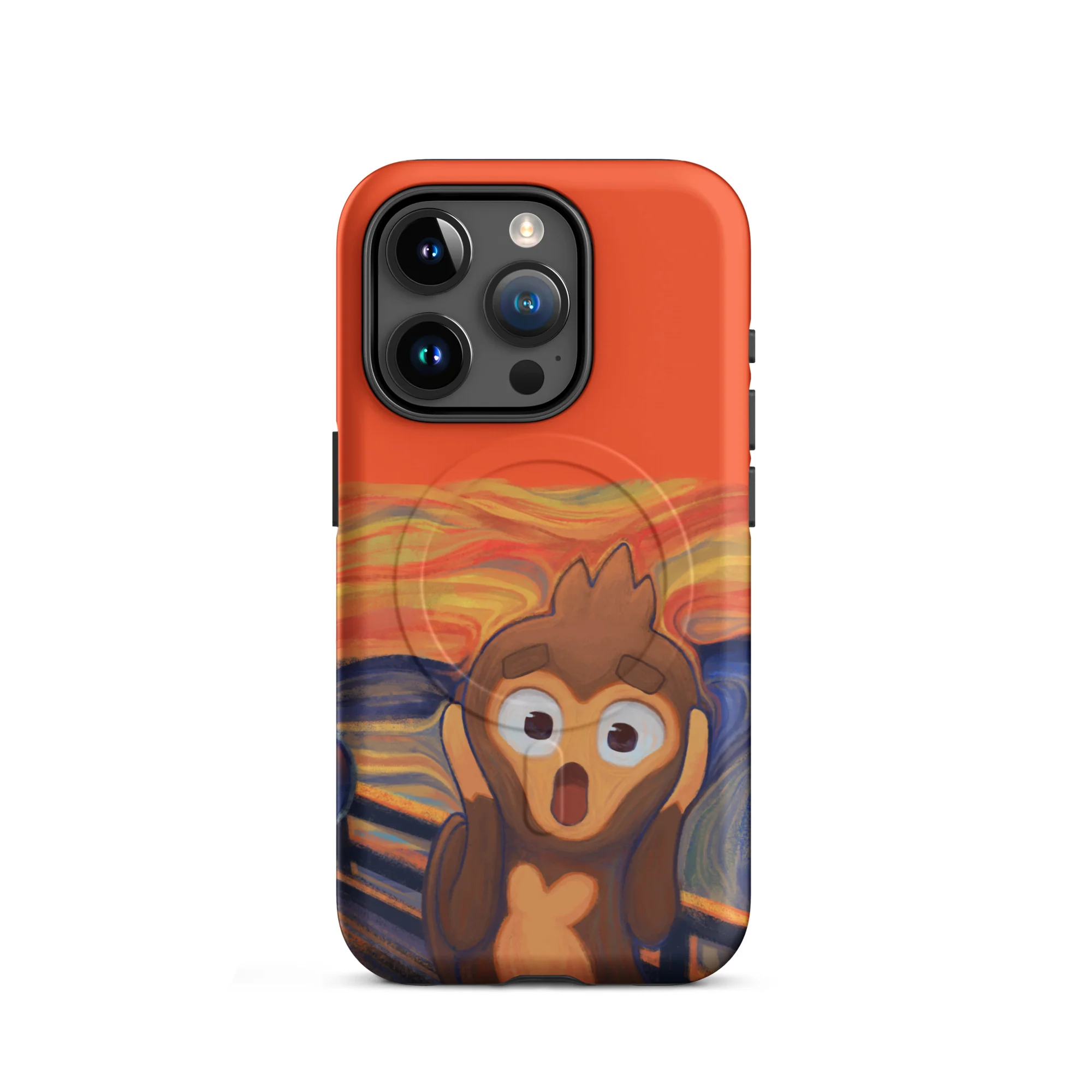 Screaming Monkey iPhone Case - MagSafeĀ® (Tough) - Image 4