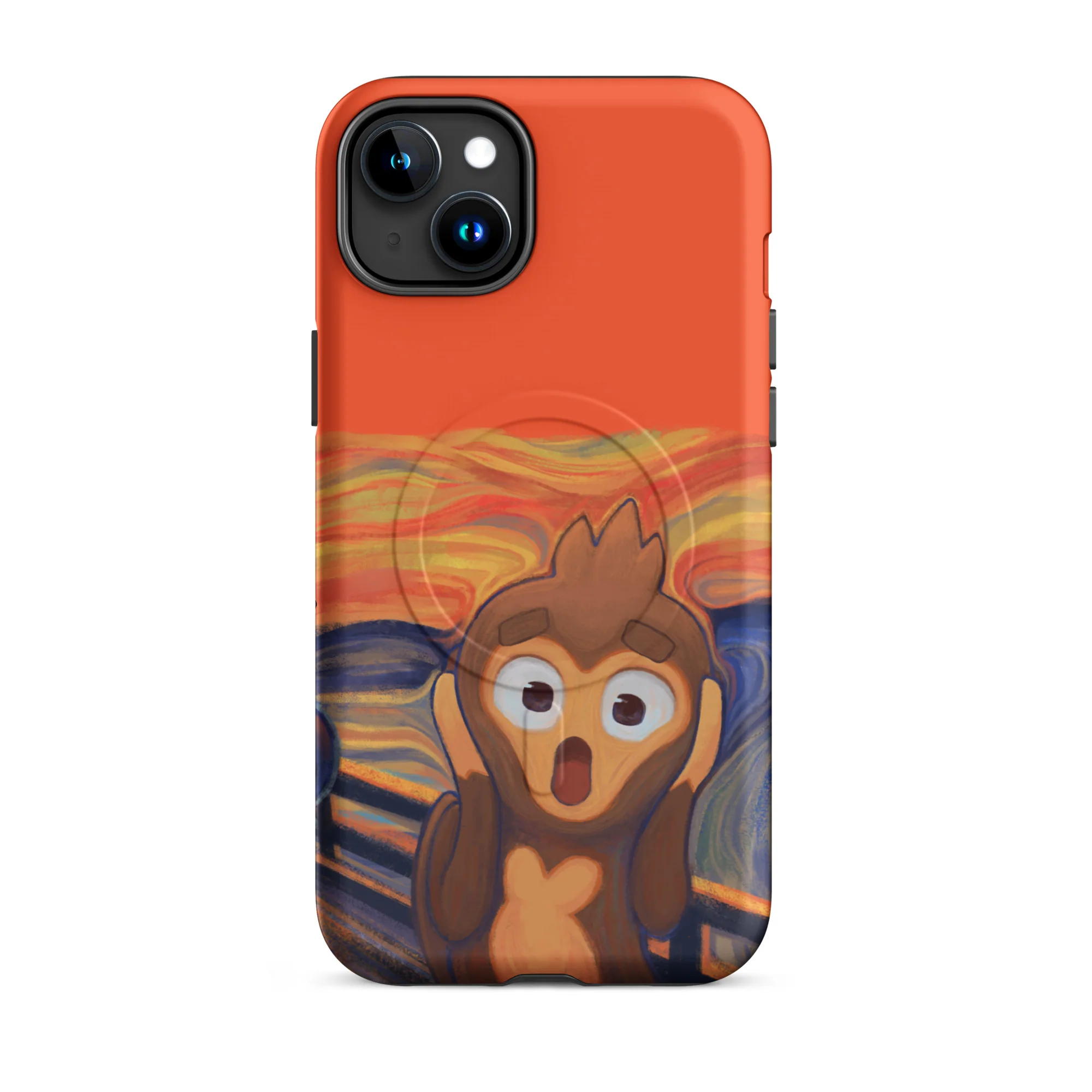Screaming Monkey iPhone Case - MagSafeĀ® (Tough) - Image 6